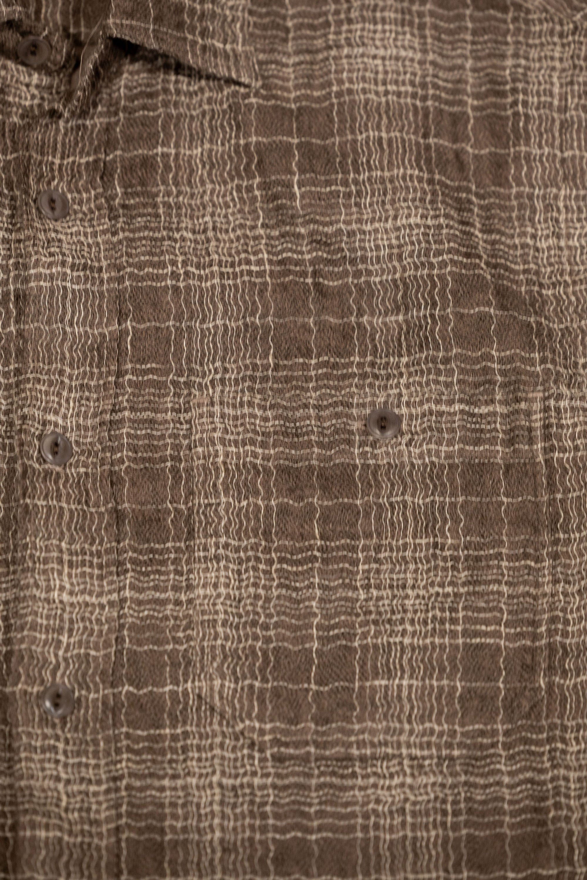 3sixteen Utility Shirt - Drab Wavy Check