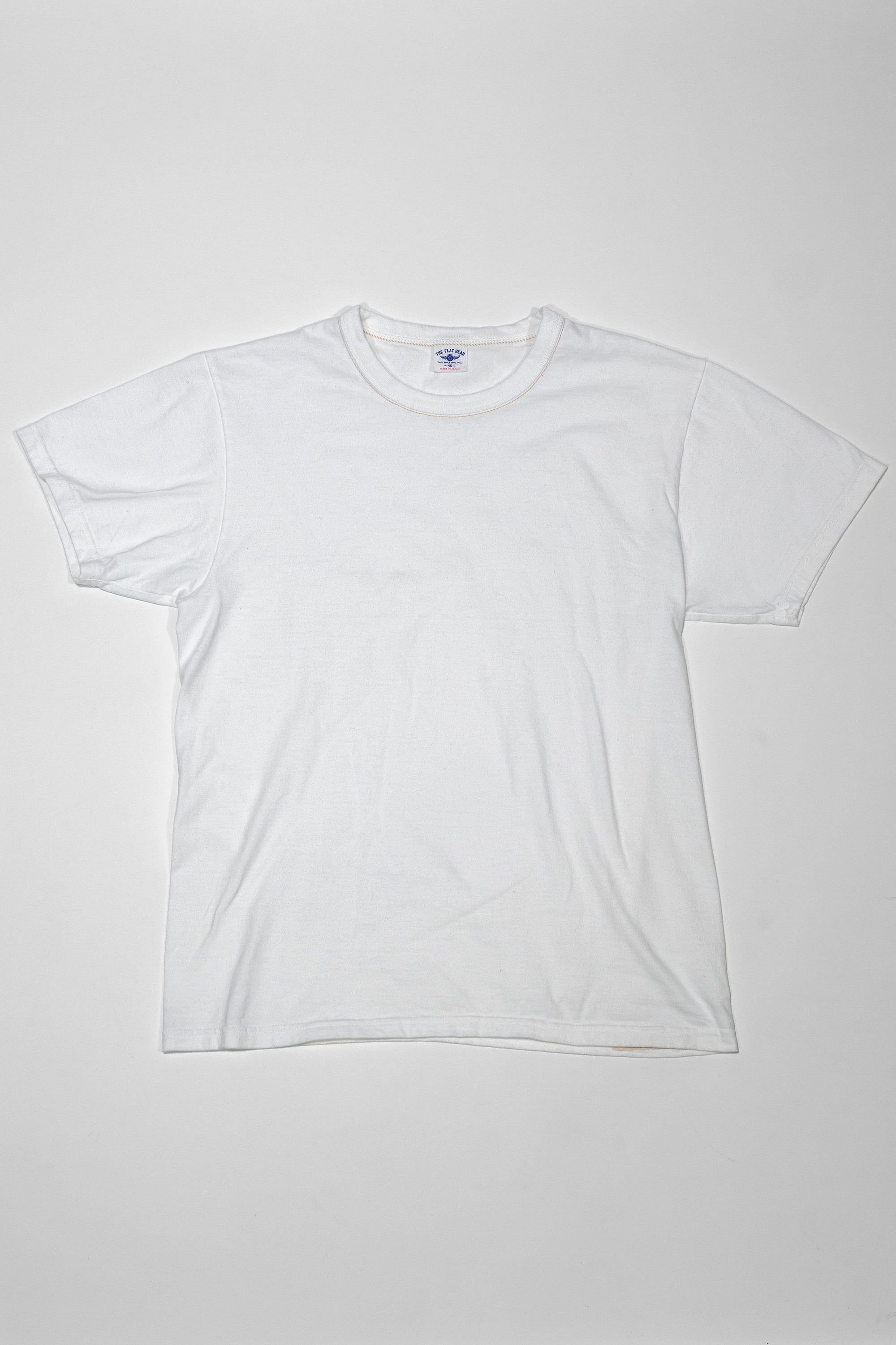 The Flat Head THC Plain T-Shirt - White