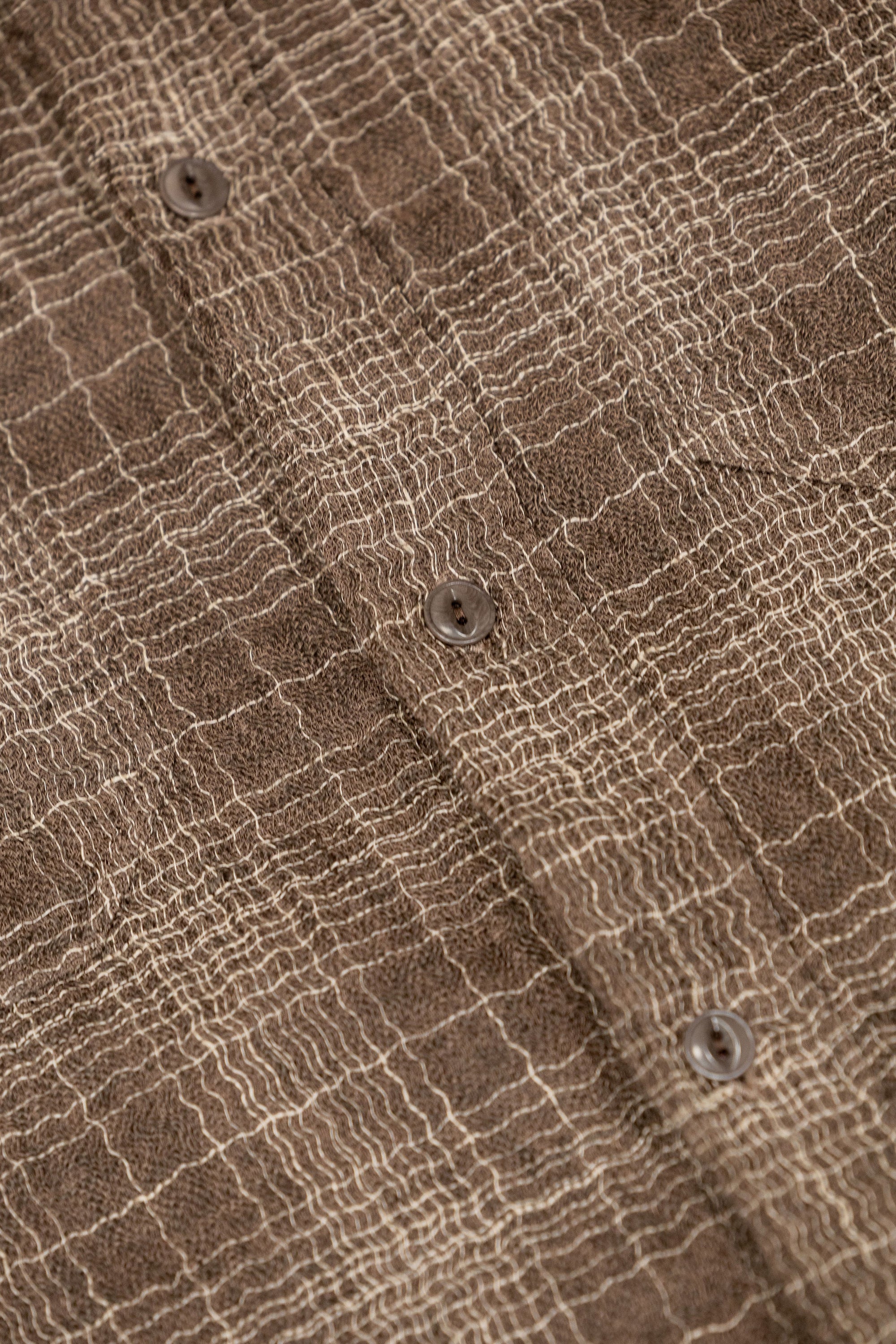 3sixteen Utility Shirt - Drab Wavy Check