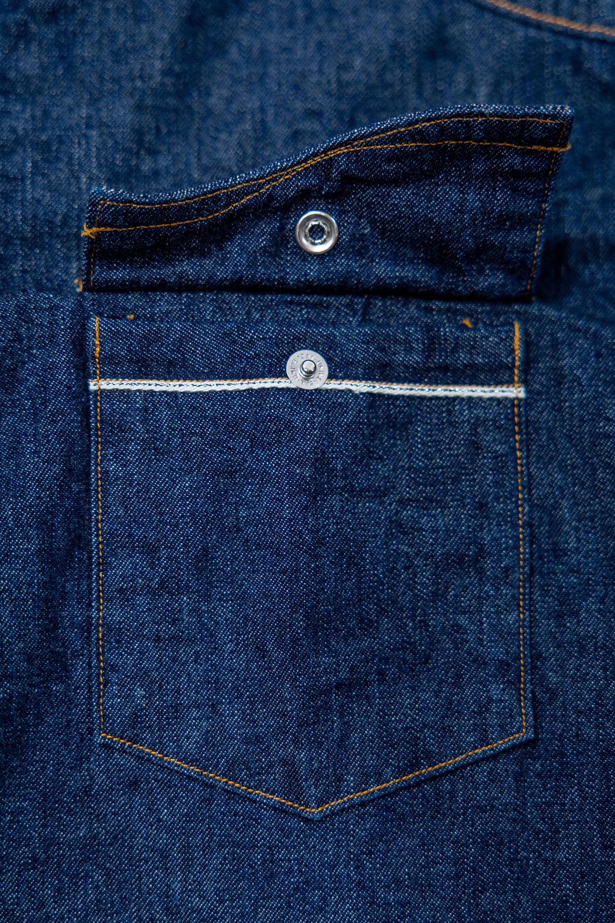Samurai SWD-L02 10oz Western Shirt “Hisho” - Indigo