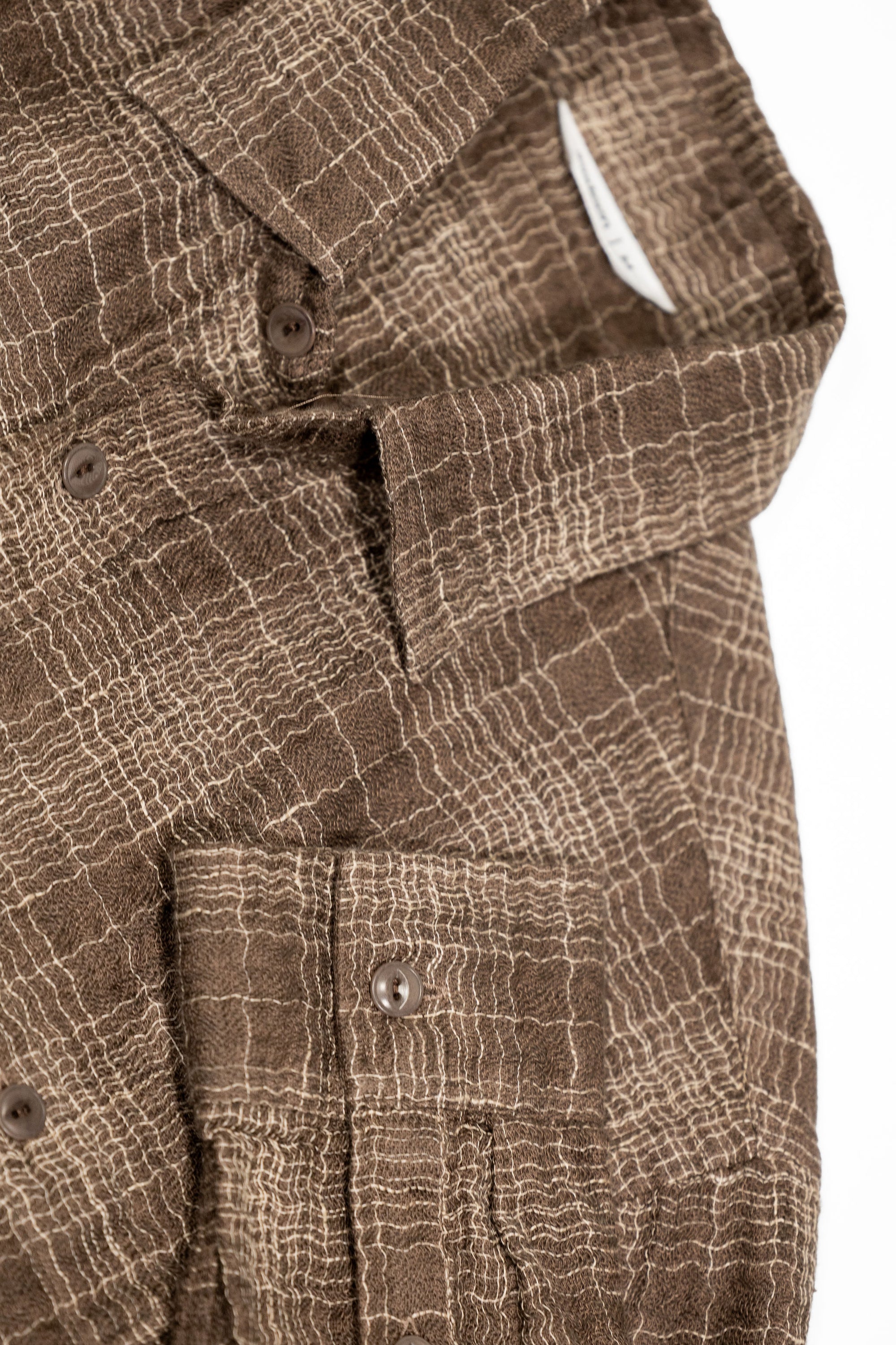 3sixteen Utility Shirt - Drab Wavy Check