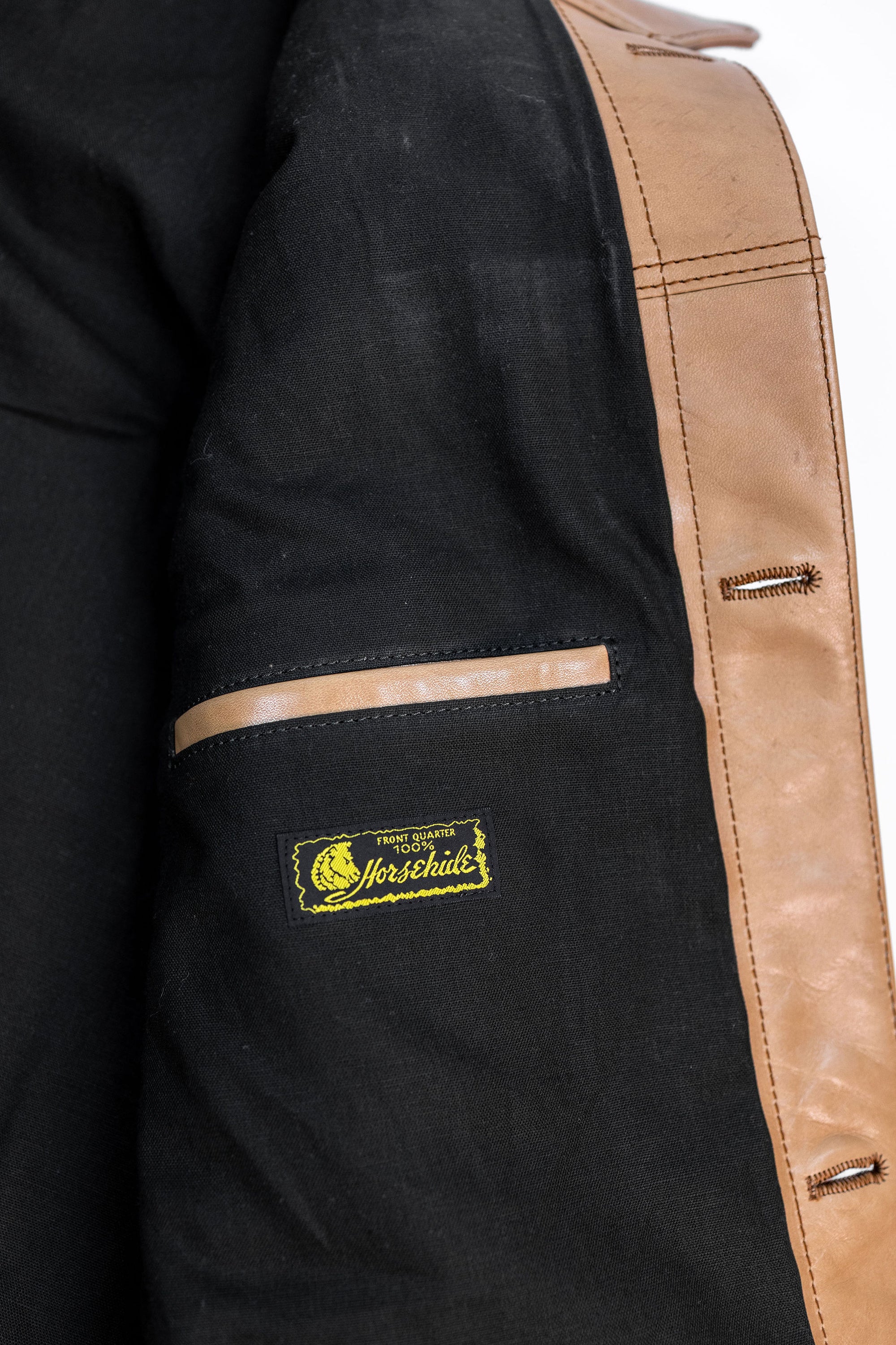 Y'2 KB-140-T Kakishibu Persimmon Tanned Horsehide - Type I Jacket