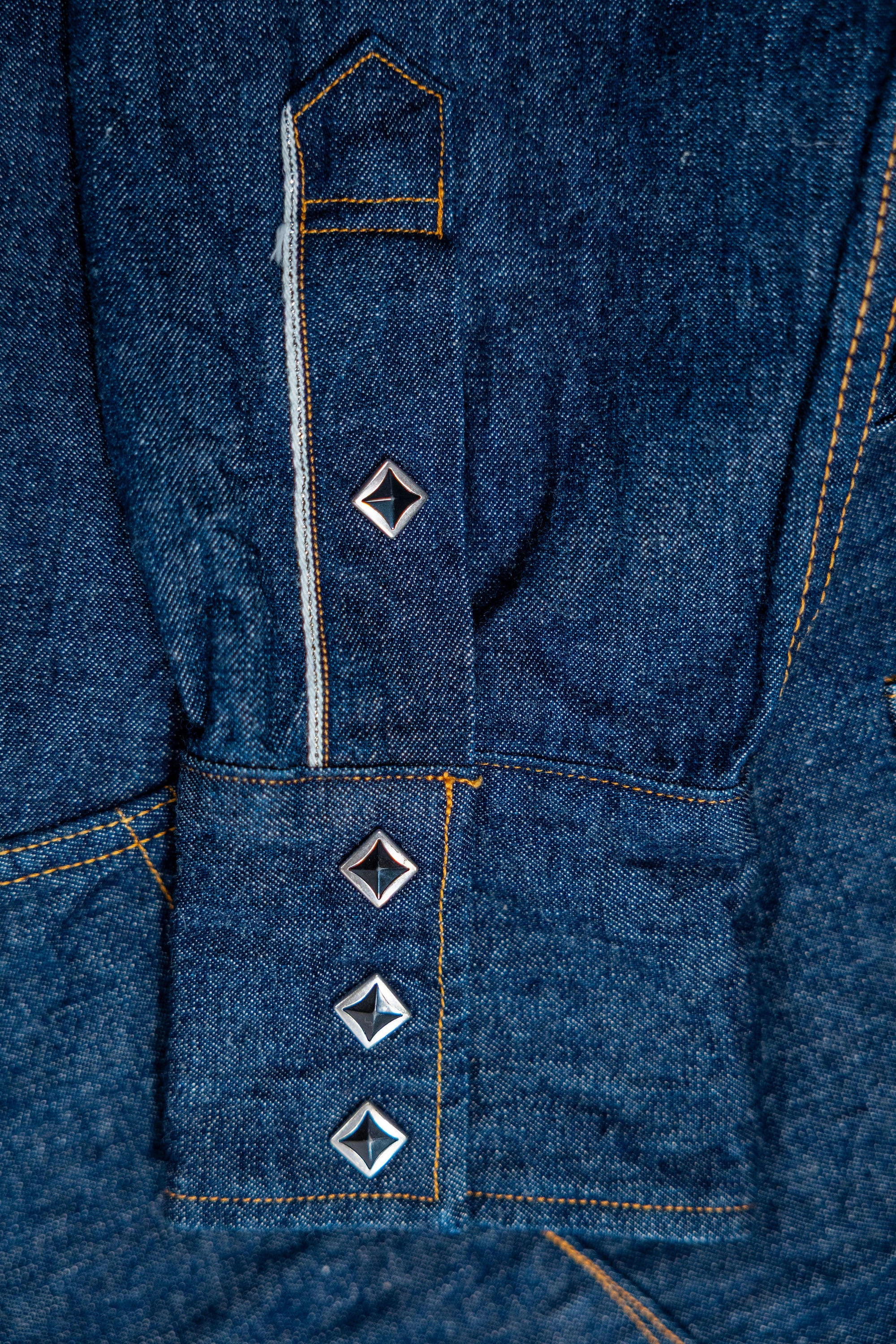 Samurai SWD-L02 10oz Western Shirt “Hisho” - Indigo