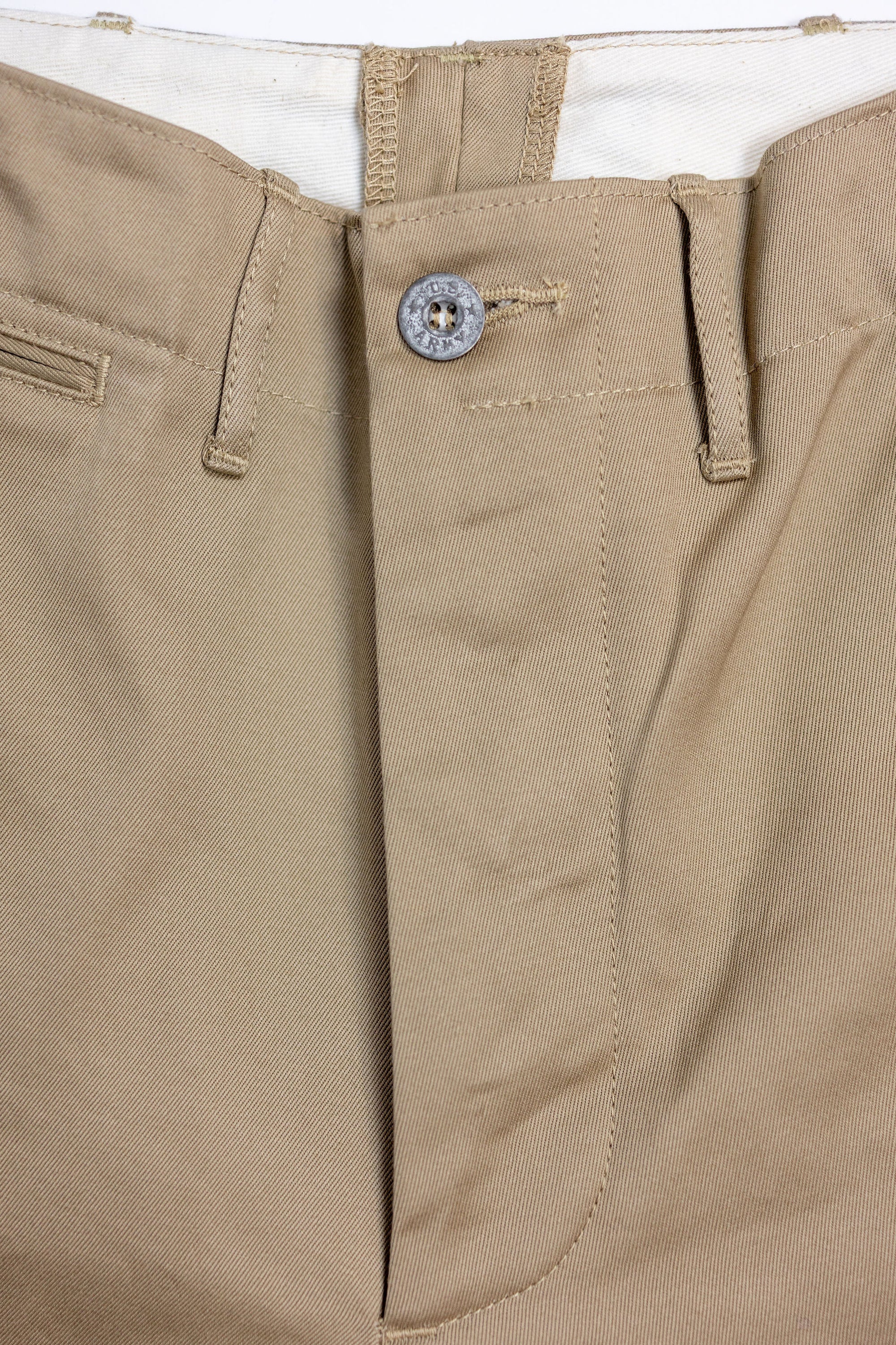 Buzz Rickson's M43035 Early Military Chinos 1945 Model (One Wash) - Beige