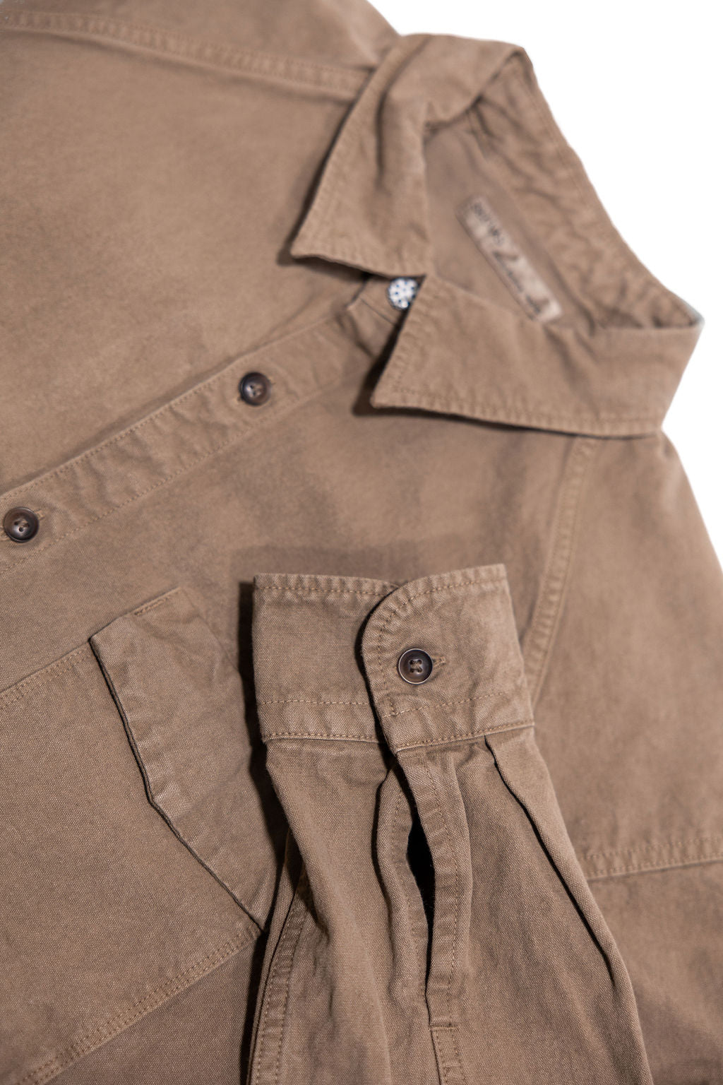 Seuvas 8oz Canvas Raglan Shirt - Coffee