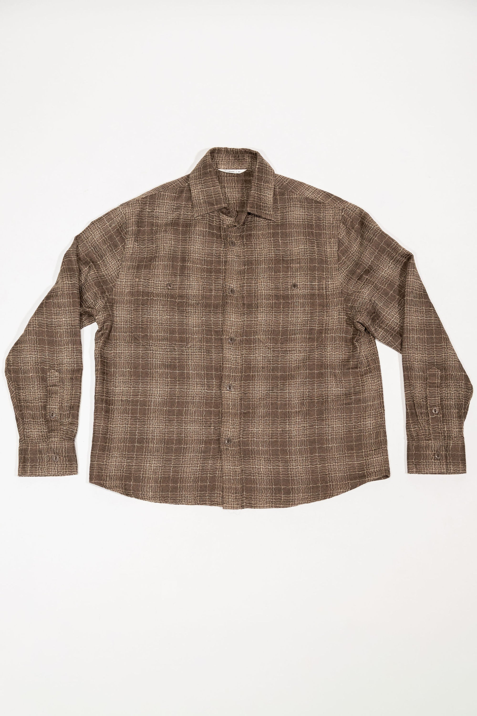 3sixteen Utility Shirt - Drab Wavy Check