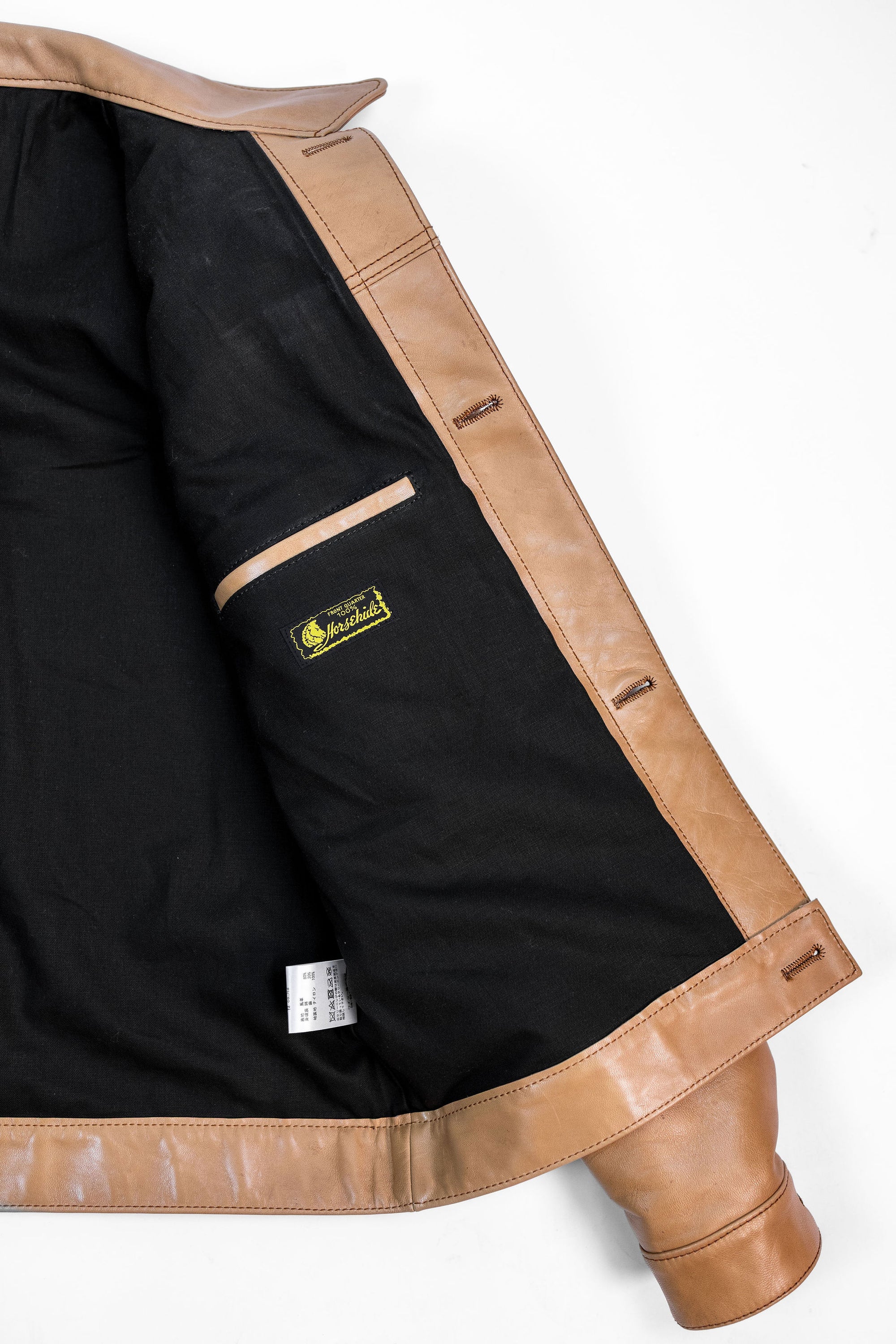 Y'2 KB-140-T Kakishibu Persimmon Tanned Horsehide - Type I Jacket