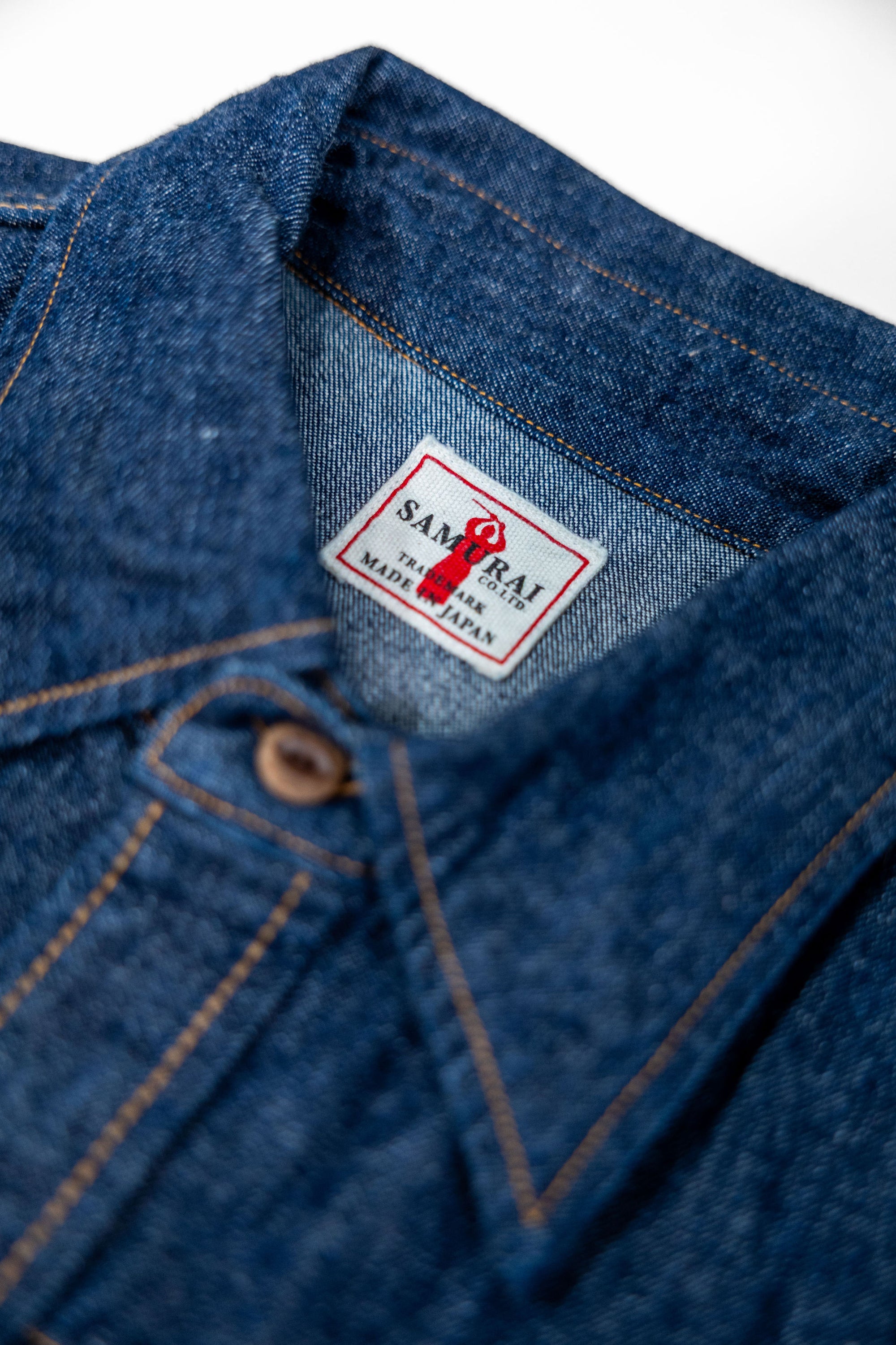 Samurai SWD-L02 10oz Western Shirt “Hisho” - Indigo