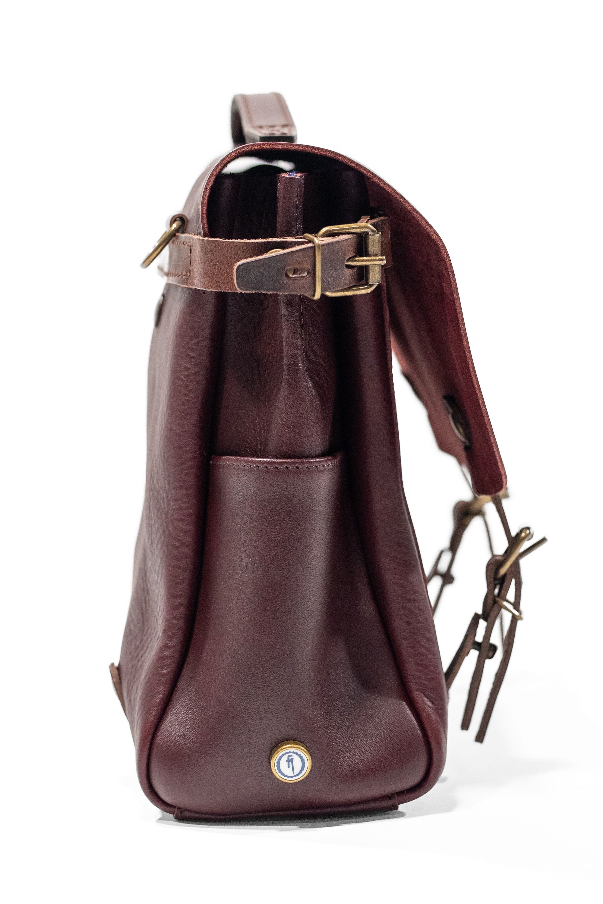 Bleu de Chauffe Postman Bag Eclair M - Peat