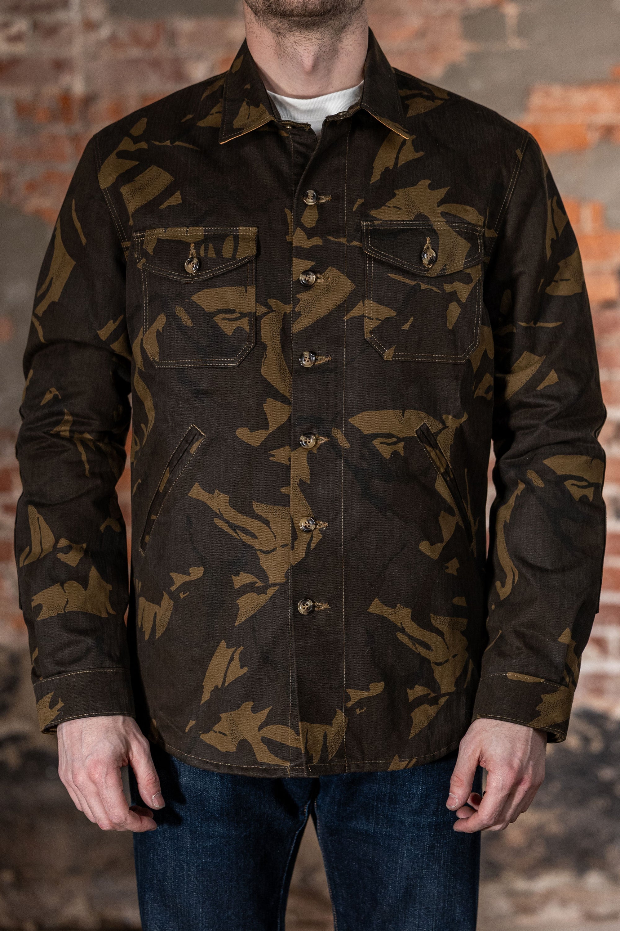 Dehen 1920 Waxed Cotton Crissman - Darkwood Camo Dry Waxed Cotton