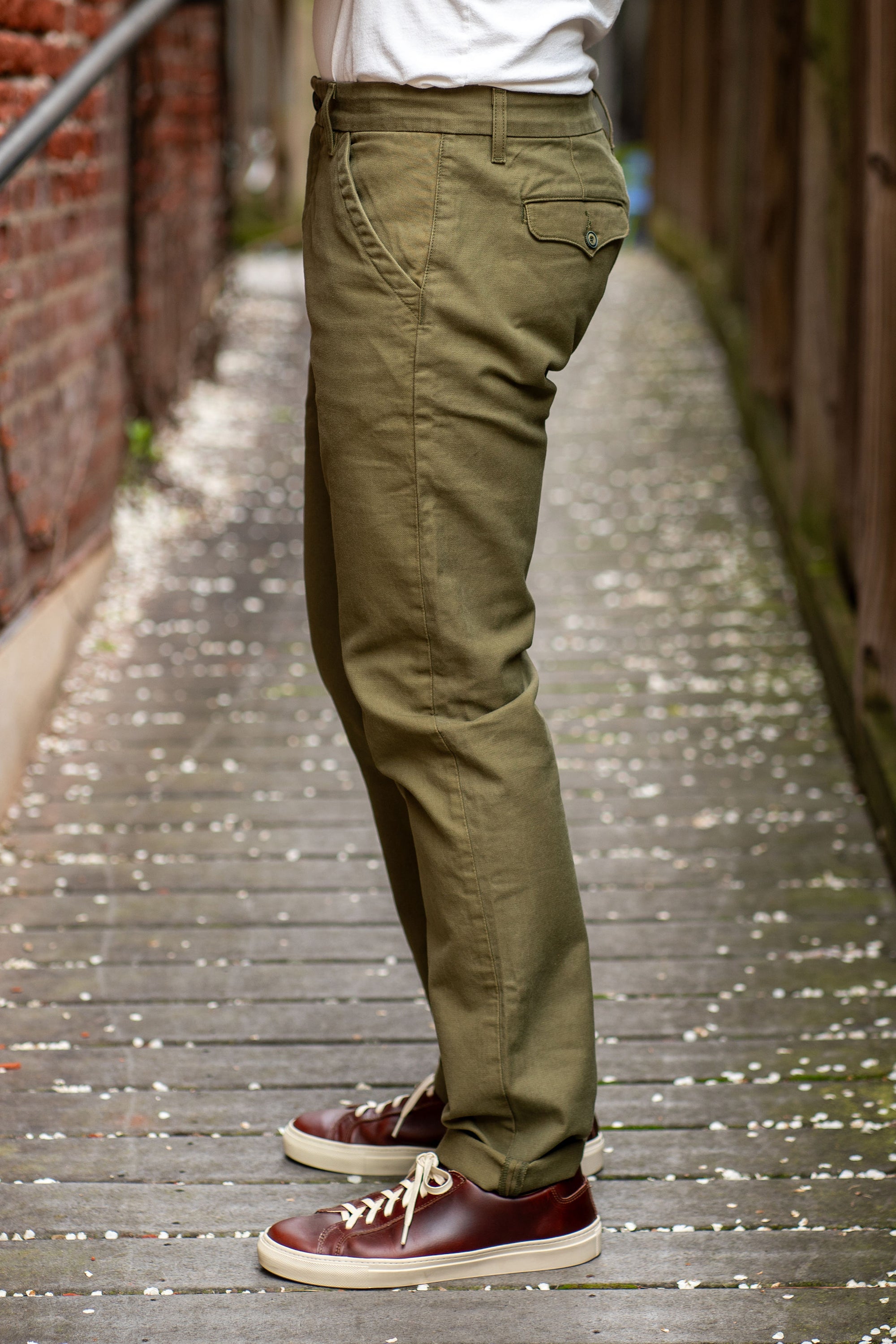 Freenote Cloth Workers Chino Slim Fit - Olive