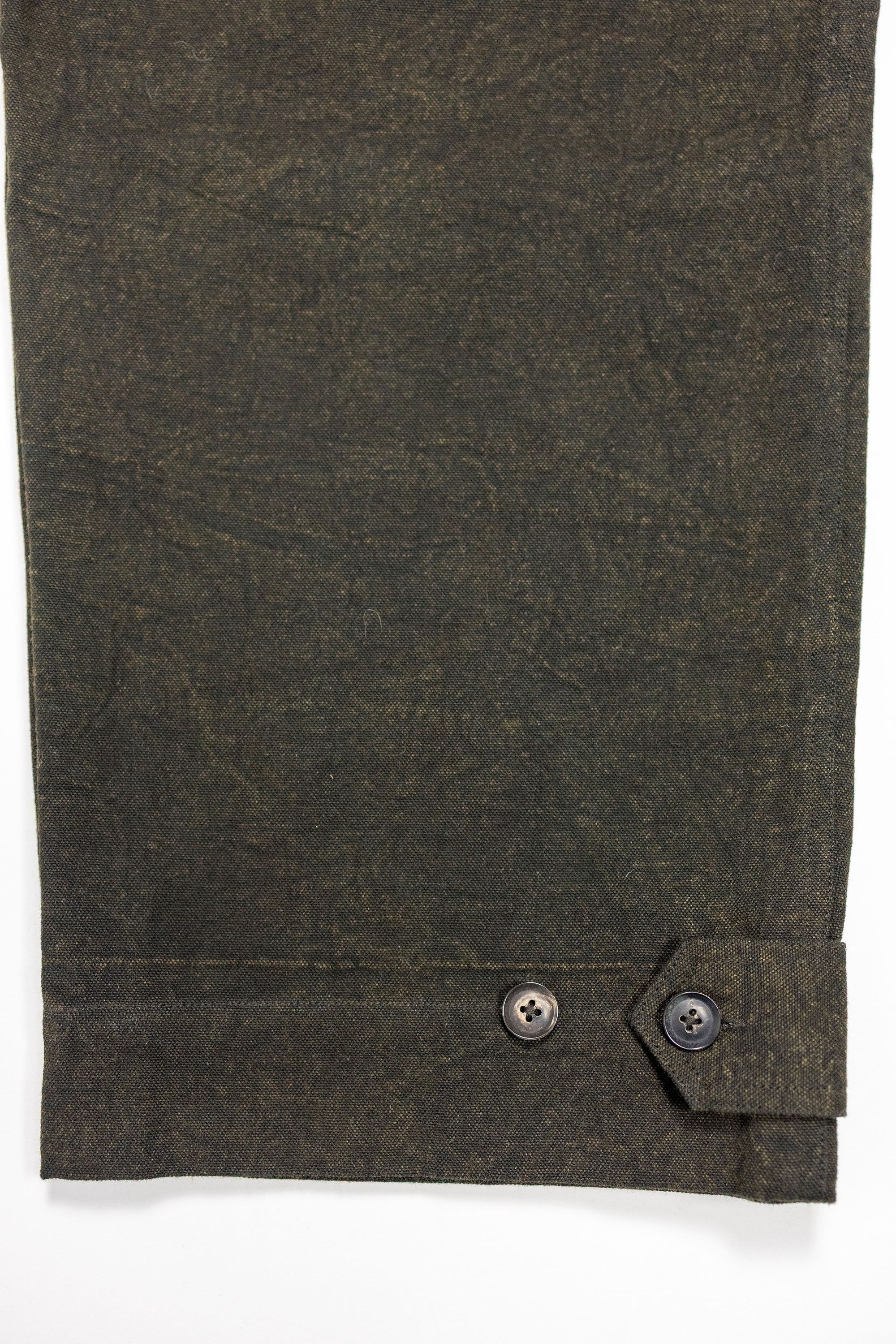 Indi + Ash Raka Pant - Iron Brown Crackle Millwoven Canvas