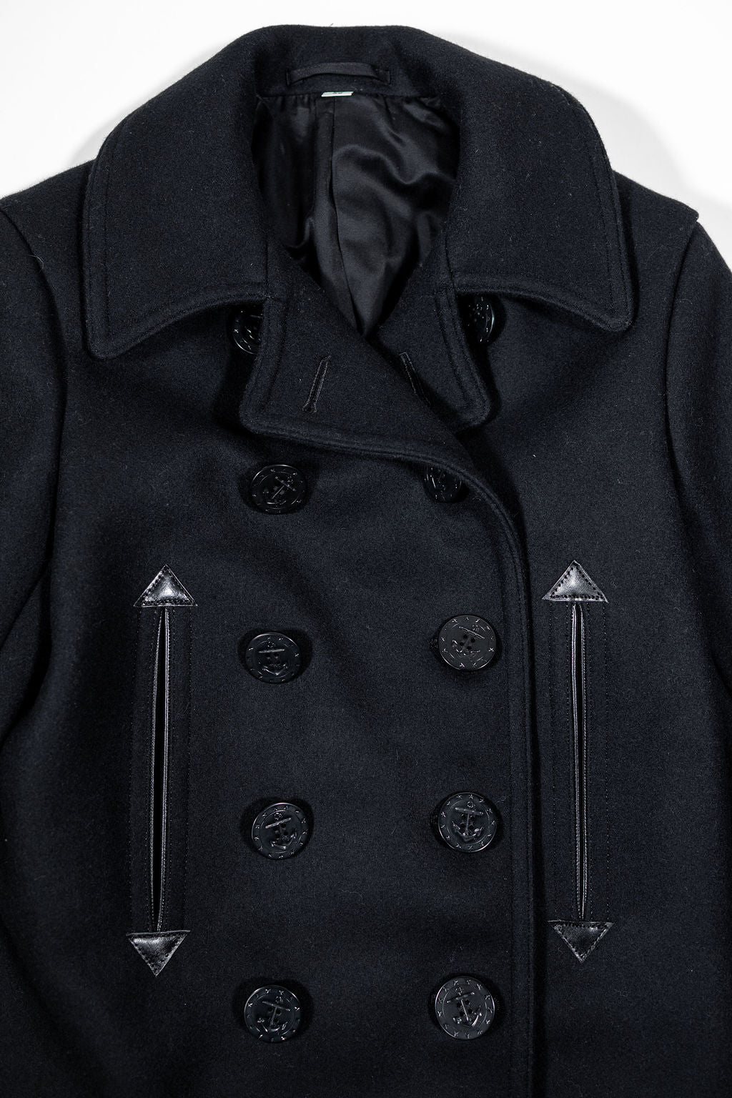 Buzz Rickson's BR12394 William Gibson Collection Type Black Pea Coat