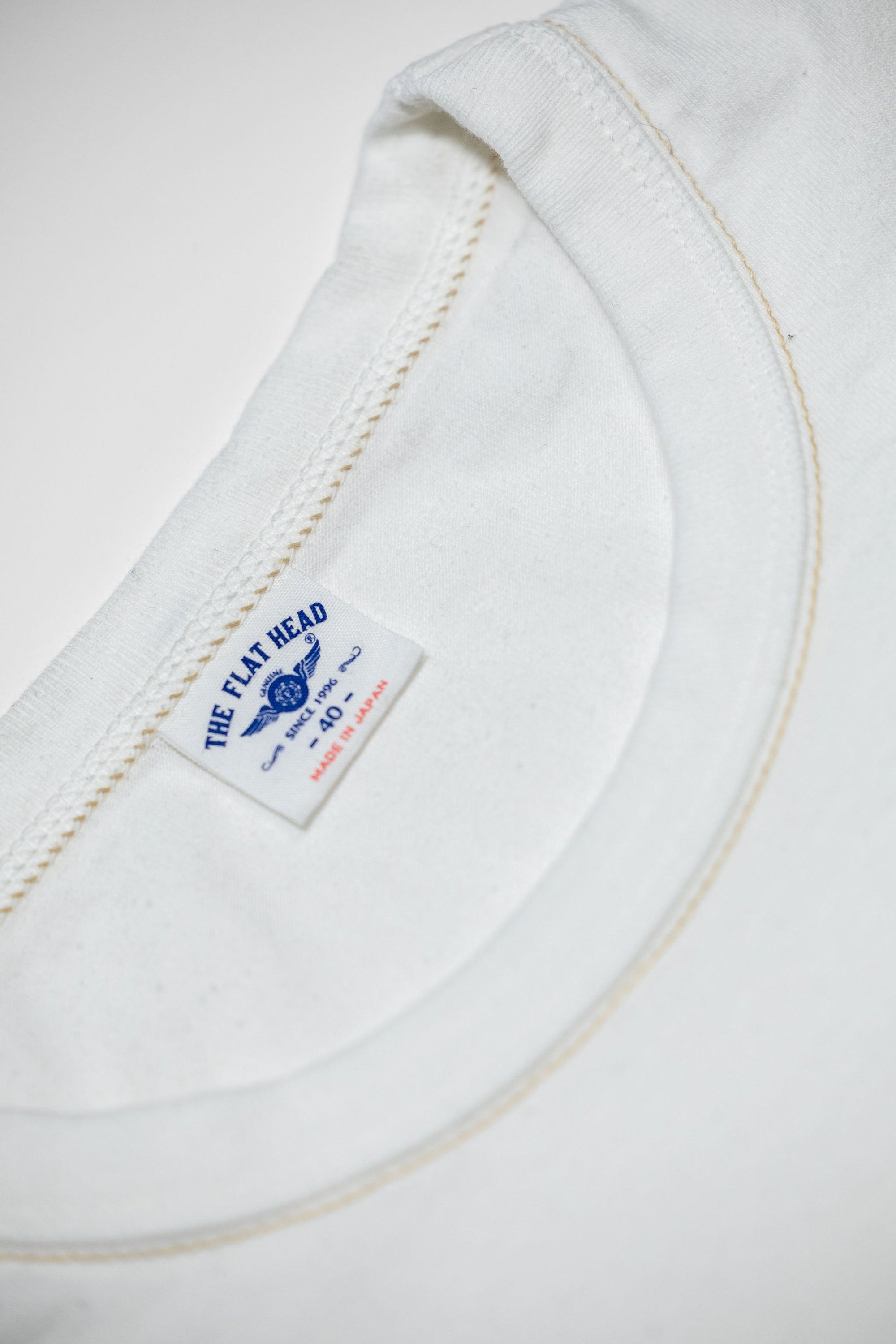 The Flat Head THC Plain T-Shirt - White