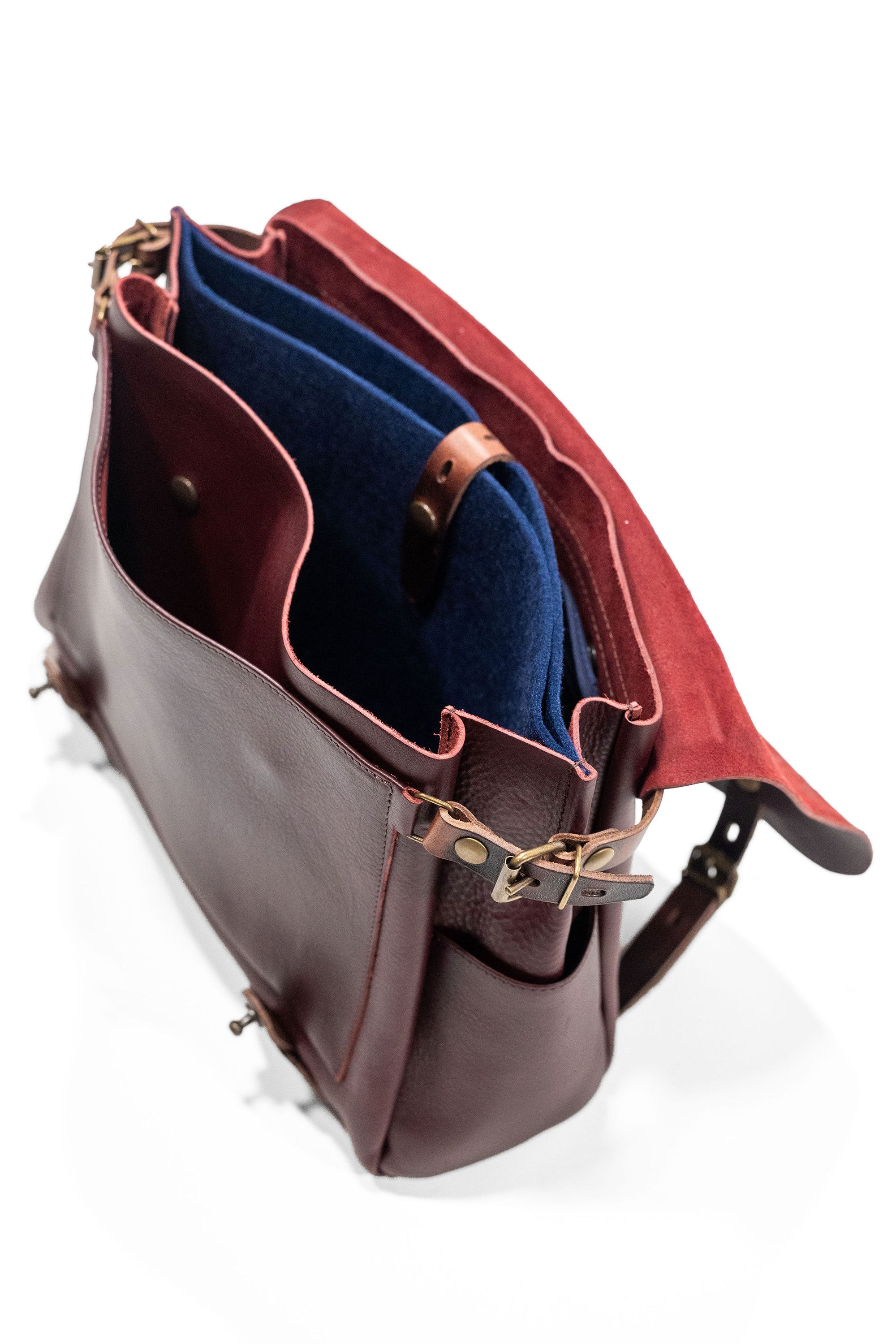 Bleu de Chauffe Postman Bag Eclair M - Peat