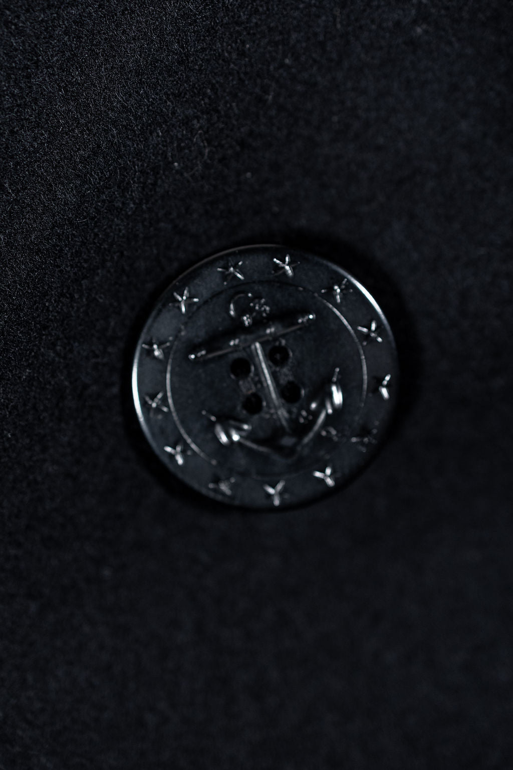 Buzz Rickson's BR12394 William Gibson Collection Type Black Pea Coat