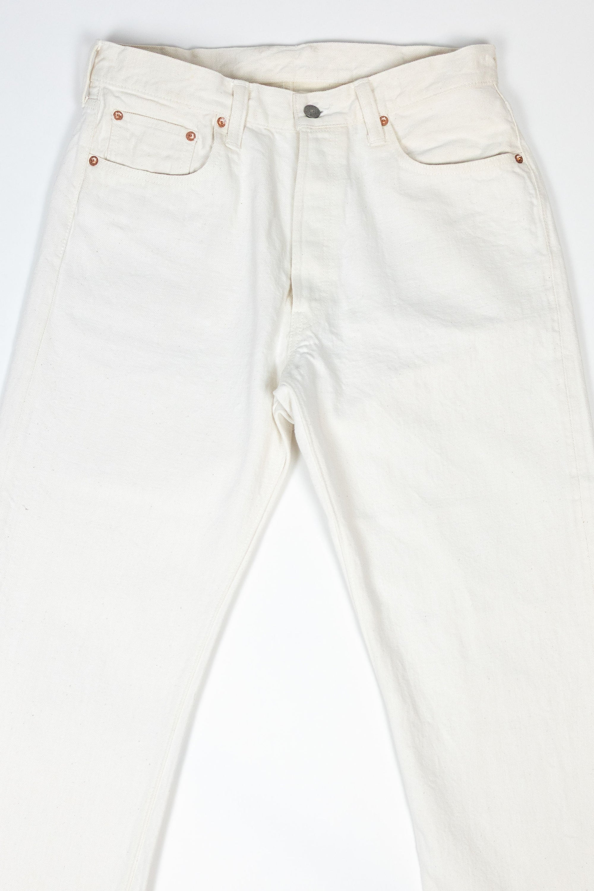 Sugar Cane 1947 Straight Leg - 13oz White Denim