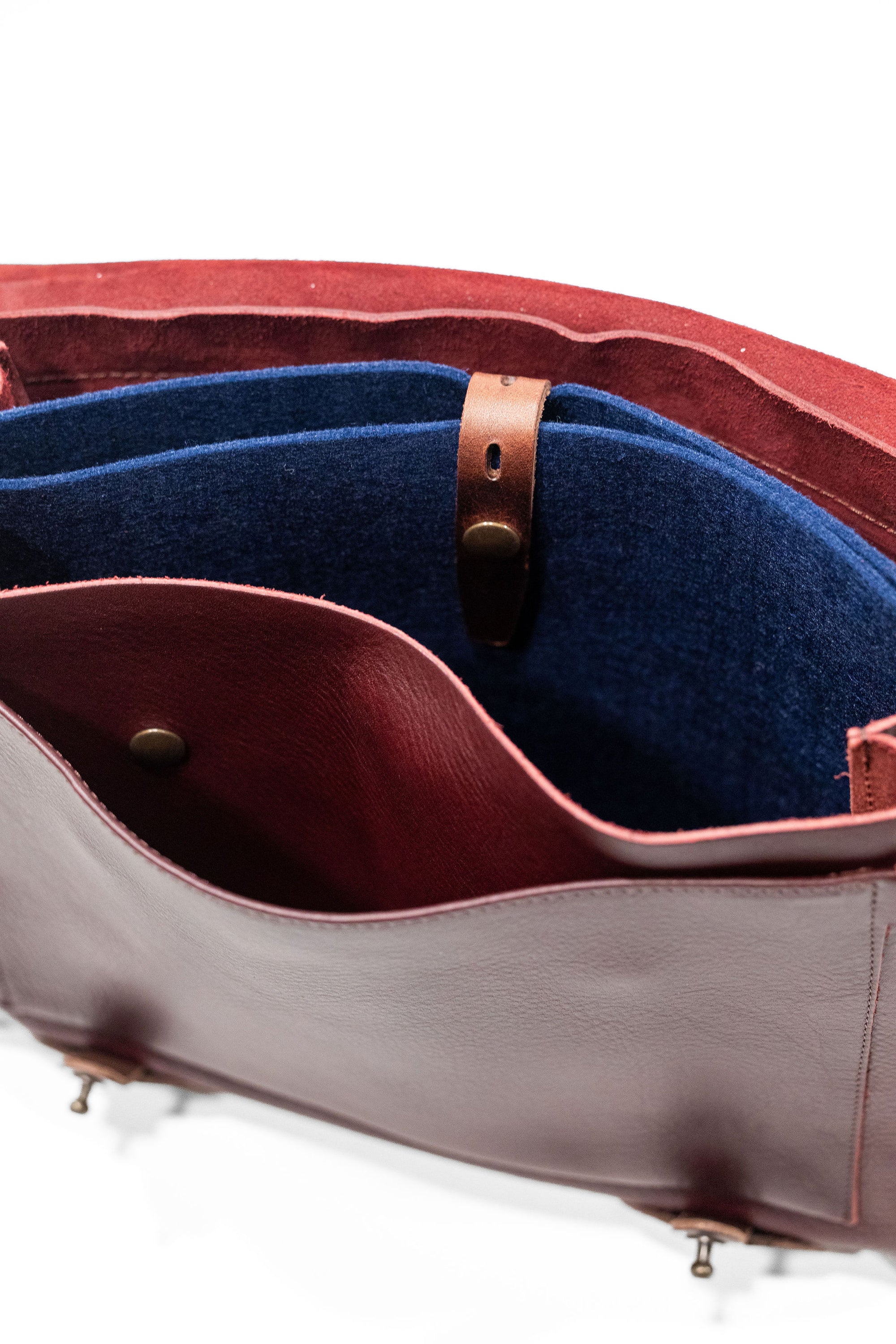 Bleu de Chauffe Postman Bag Eclair M - Peat