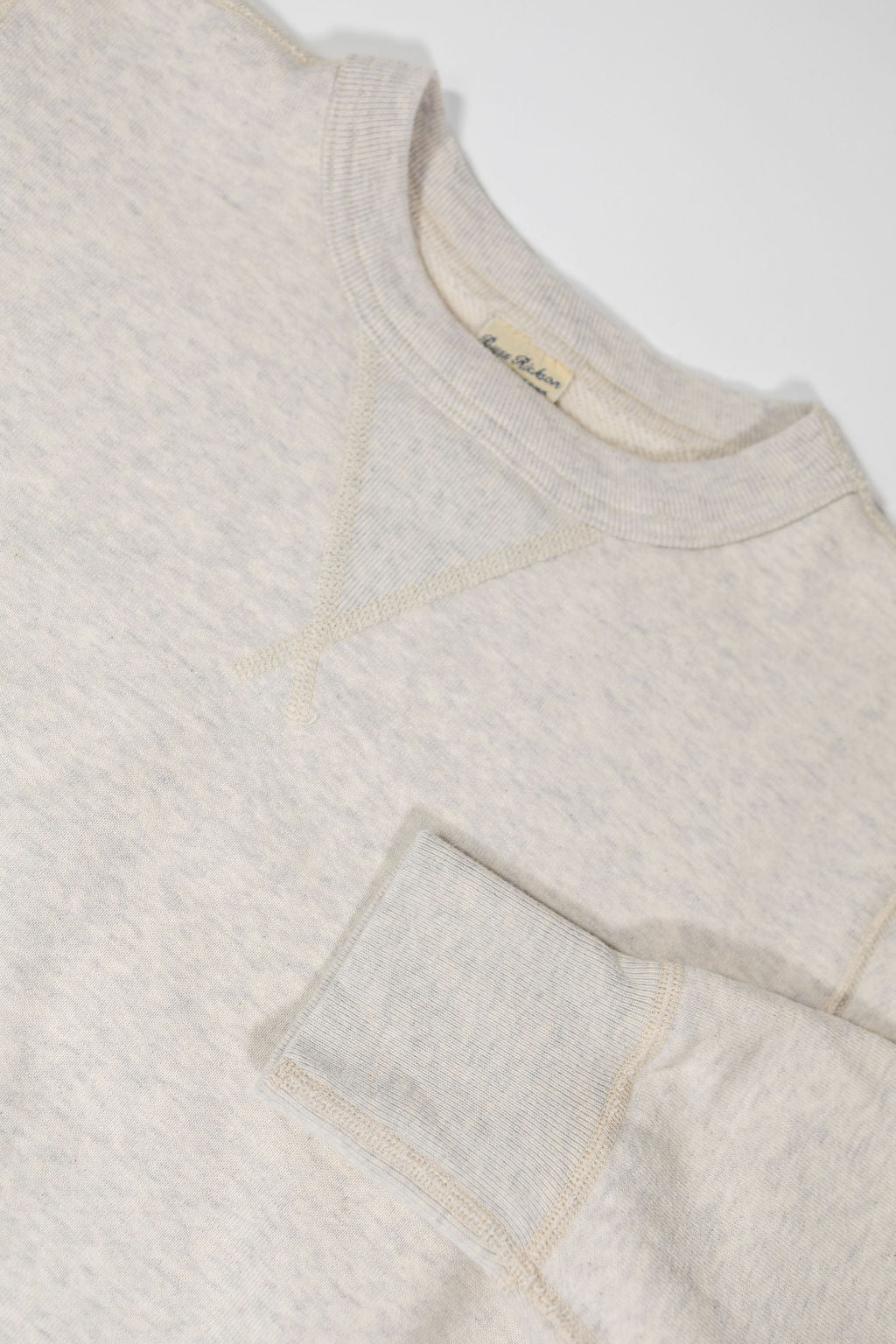 Buzz Rickson's BR65622 Set-in Crew Neck Sweatshirt - Oatmeal