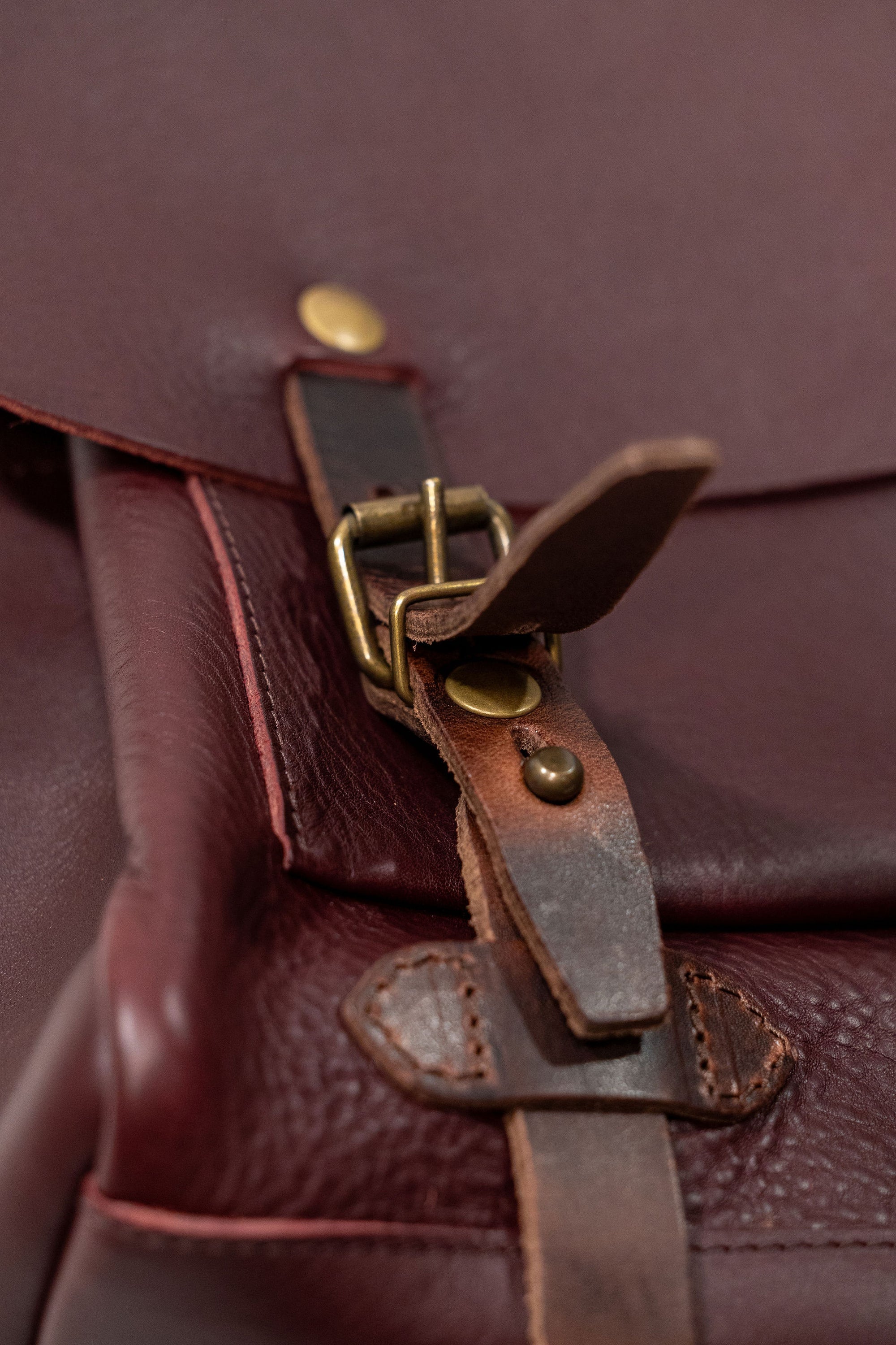Bleu de Chauffe Postman Bag Eclair M - Peat