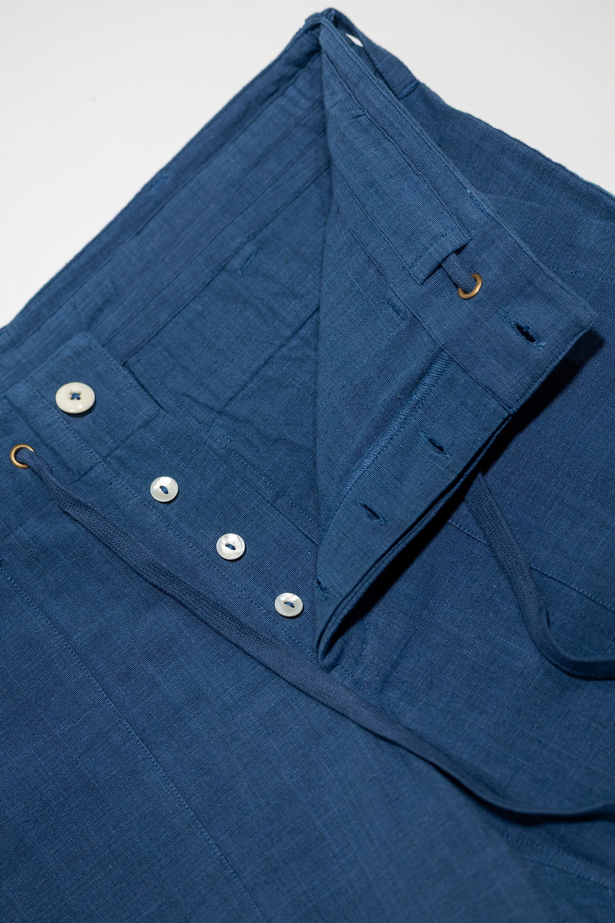 Indi + Ash Obelisk Pant - Powerloom Canvas Warm Indigo
