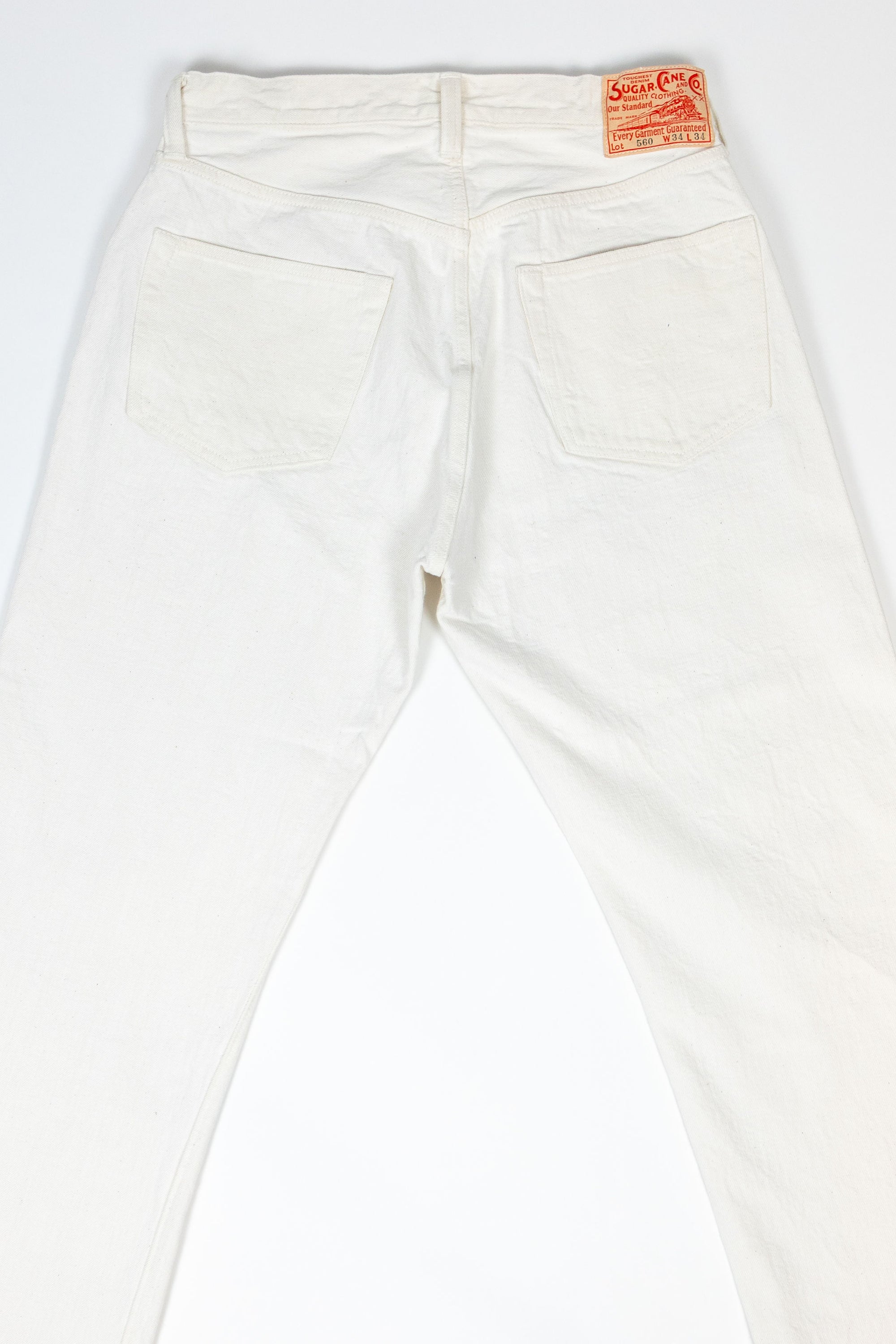 Sugar Cane 1947 Straight Leg - 13oz White Denim