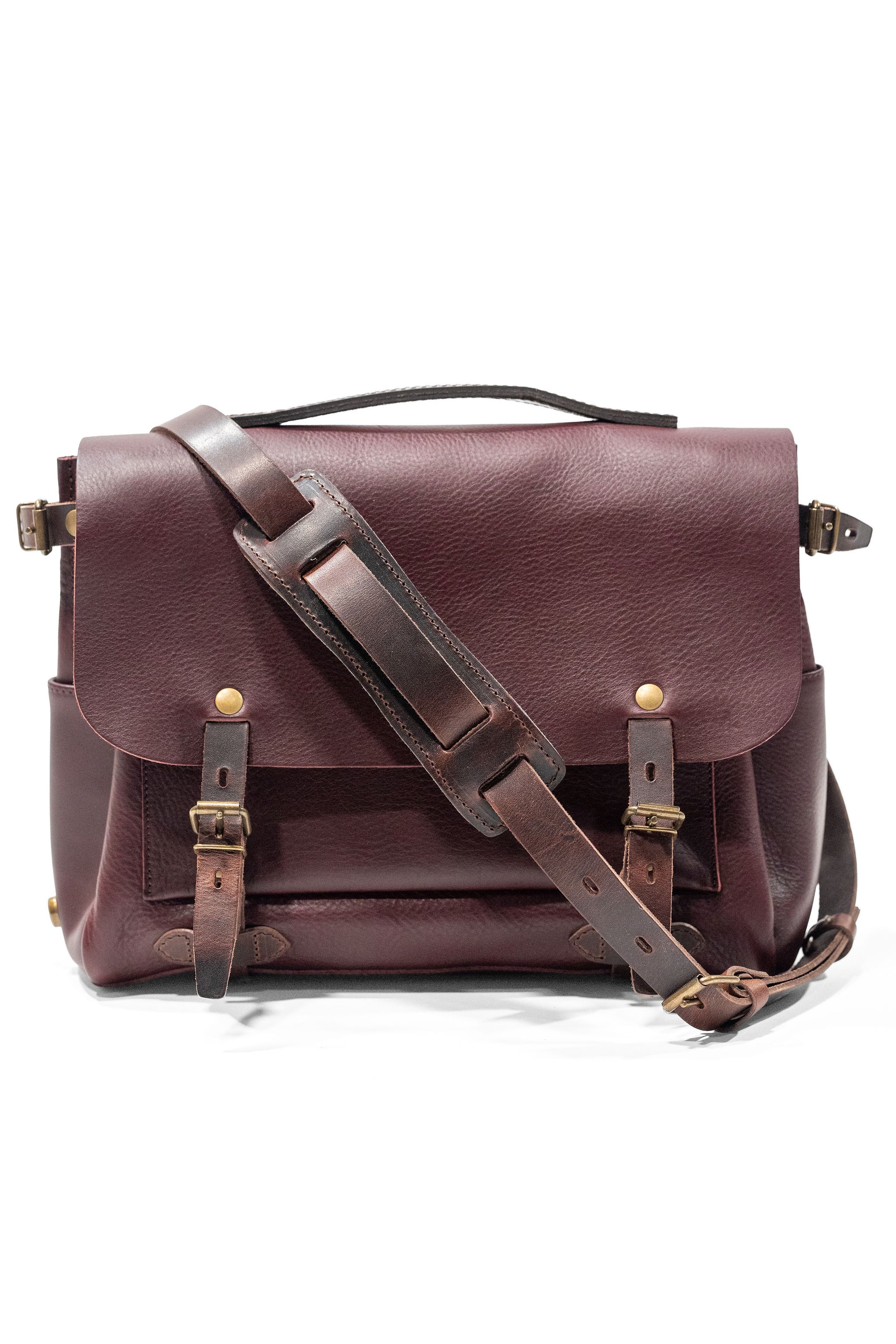 Bleu de Chauffe Postman Bag Eclair M - Peat