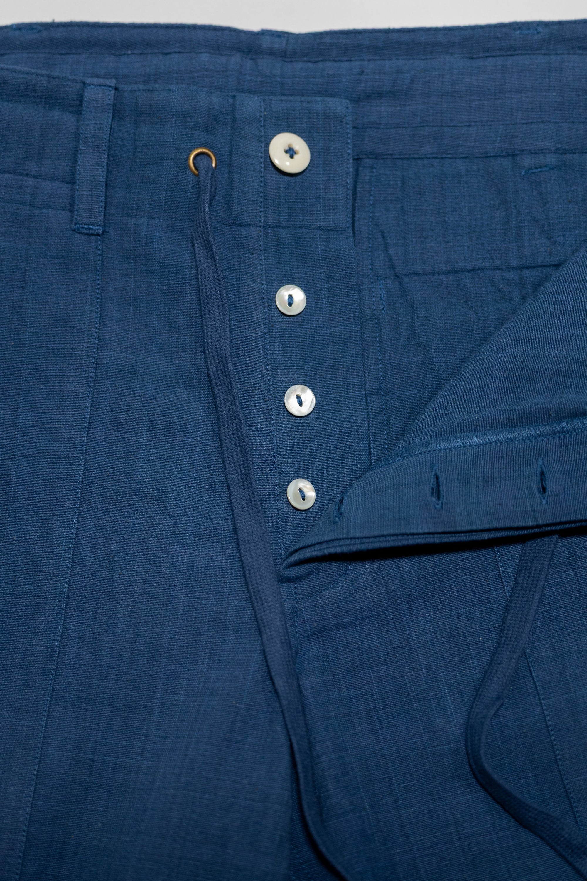 Indi + Ash Obelisk Pant - Powerloom Canvas Warm Indigo