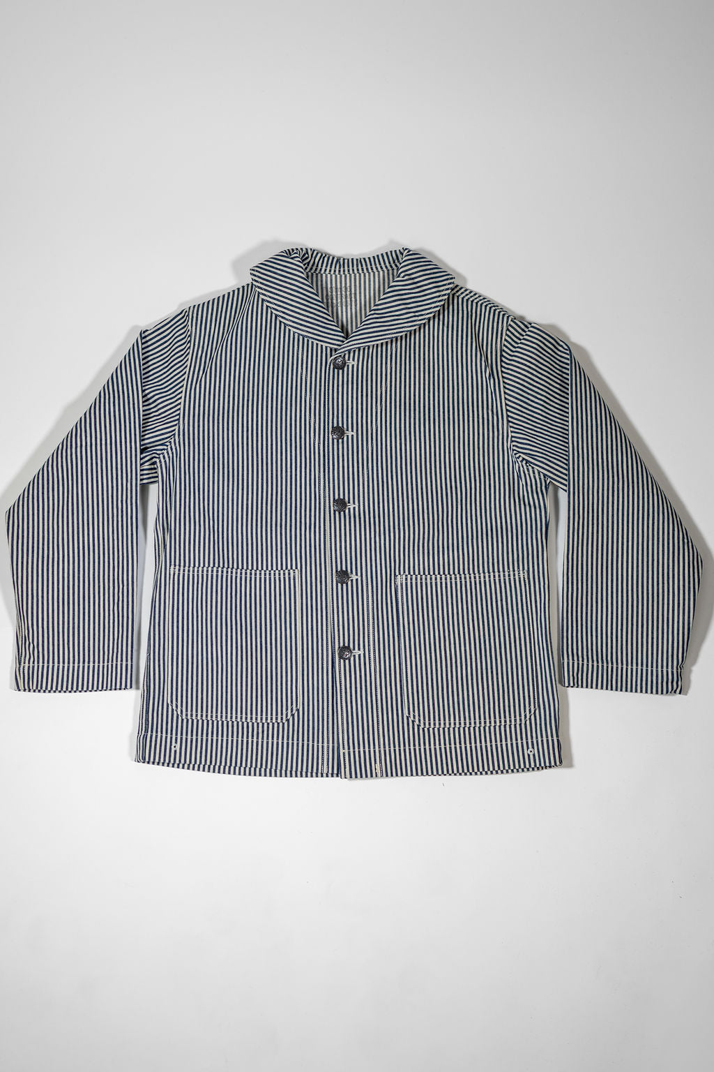 Buzz Rickson's BR15303 US Navy WWⅡ Utility Hickory Jacket - One Wash