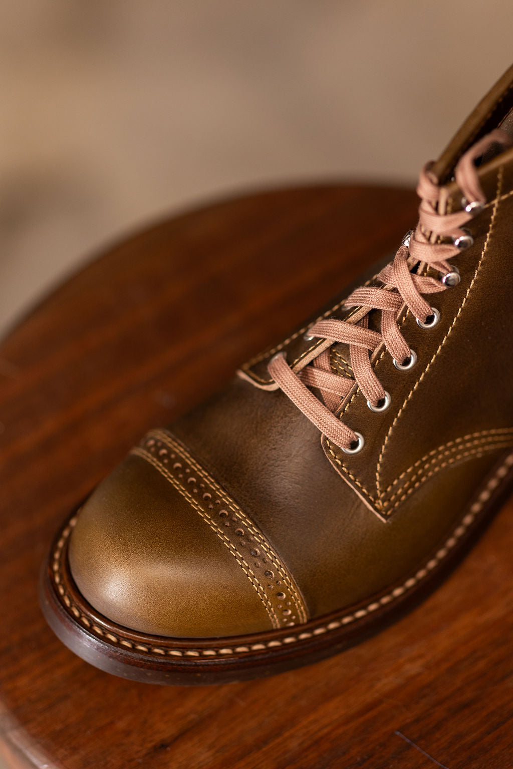 John Lofgren Combat Boot - Dark Olive Chromexcel