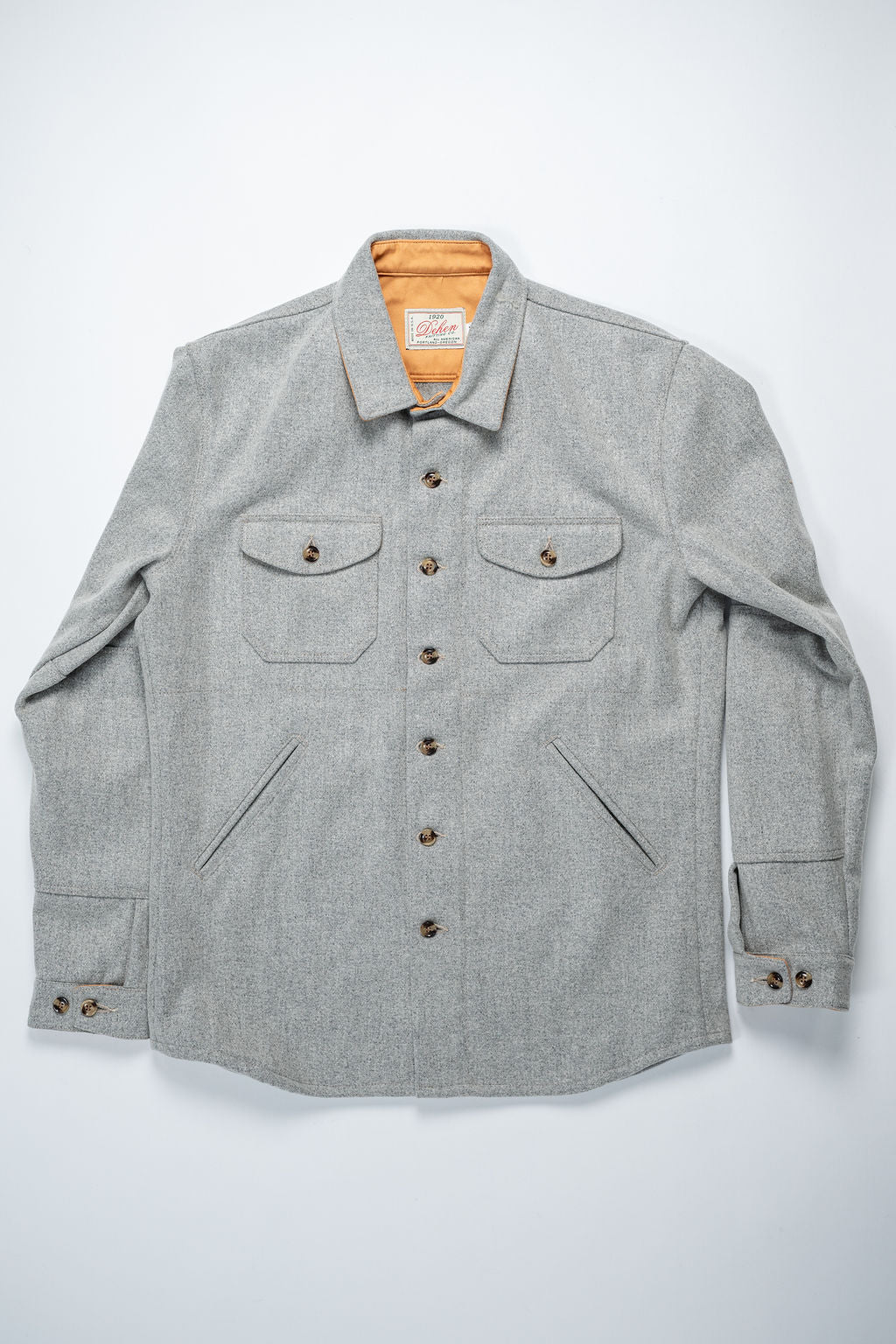 Dehen 1920 Crissman Overshirt - Light Oxford