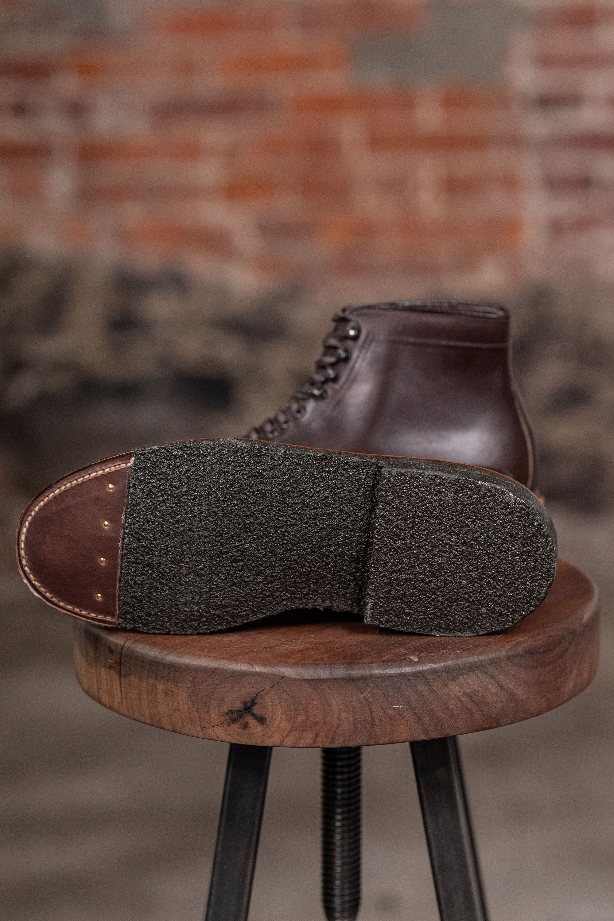 Alden 86062H Plain Toe Boot - Brown Chromexcel