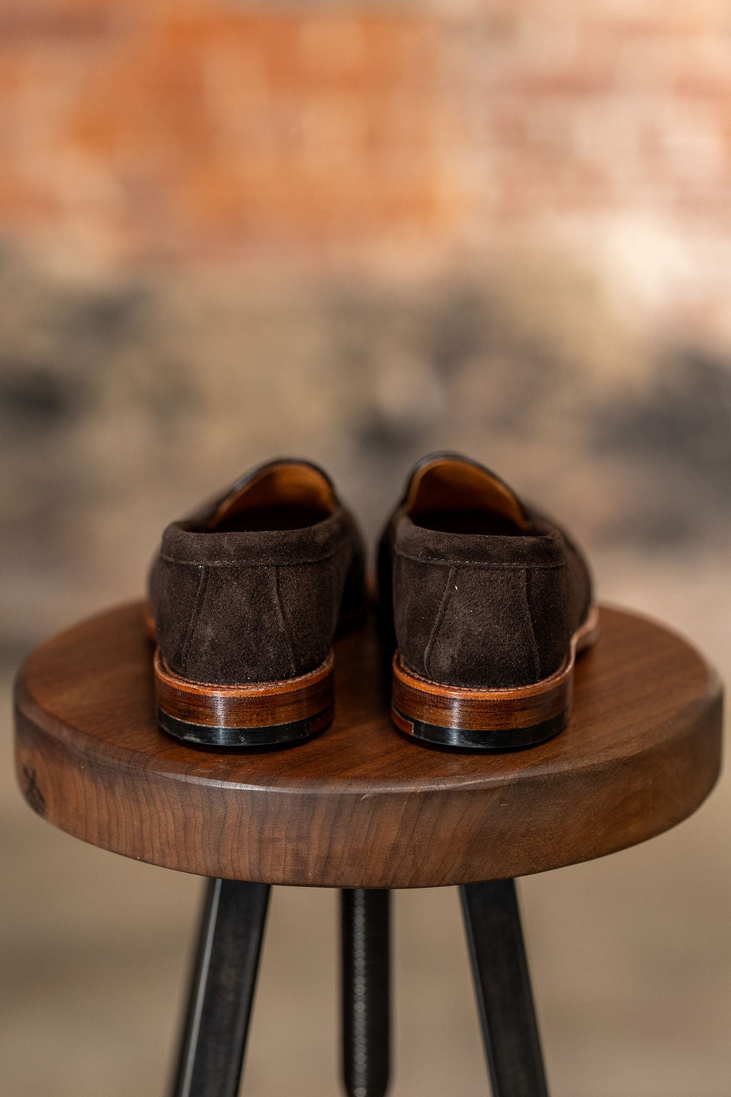 Alden 6176F Penny Loafer - Dark Chocolate Suede - Franklin & Poe