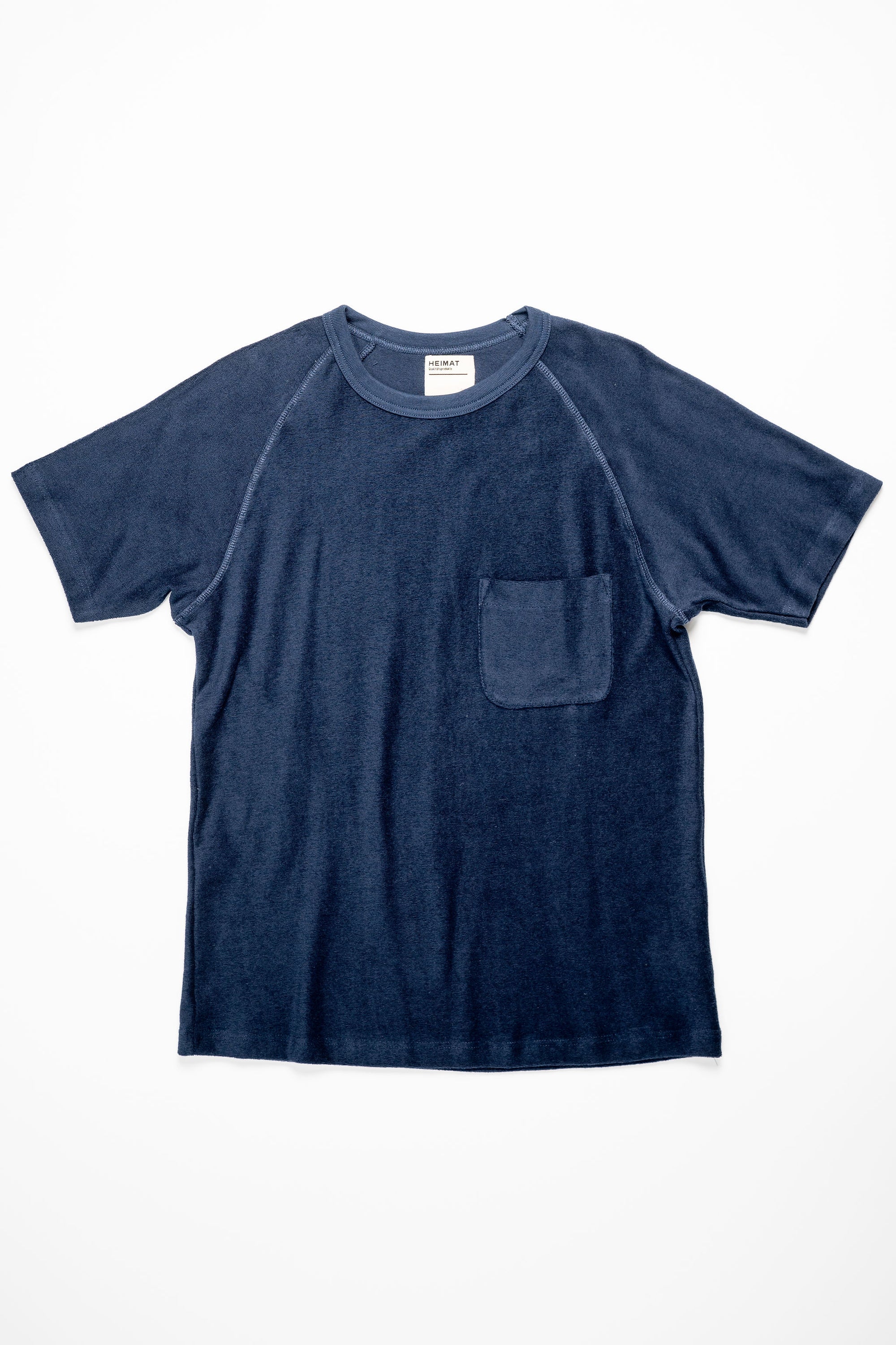 Heimat Textil Raglan Terry Tee - Ink