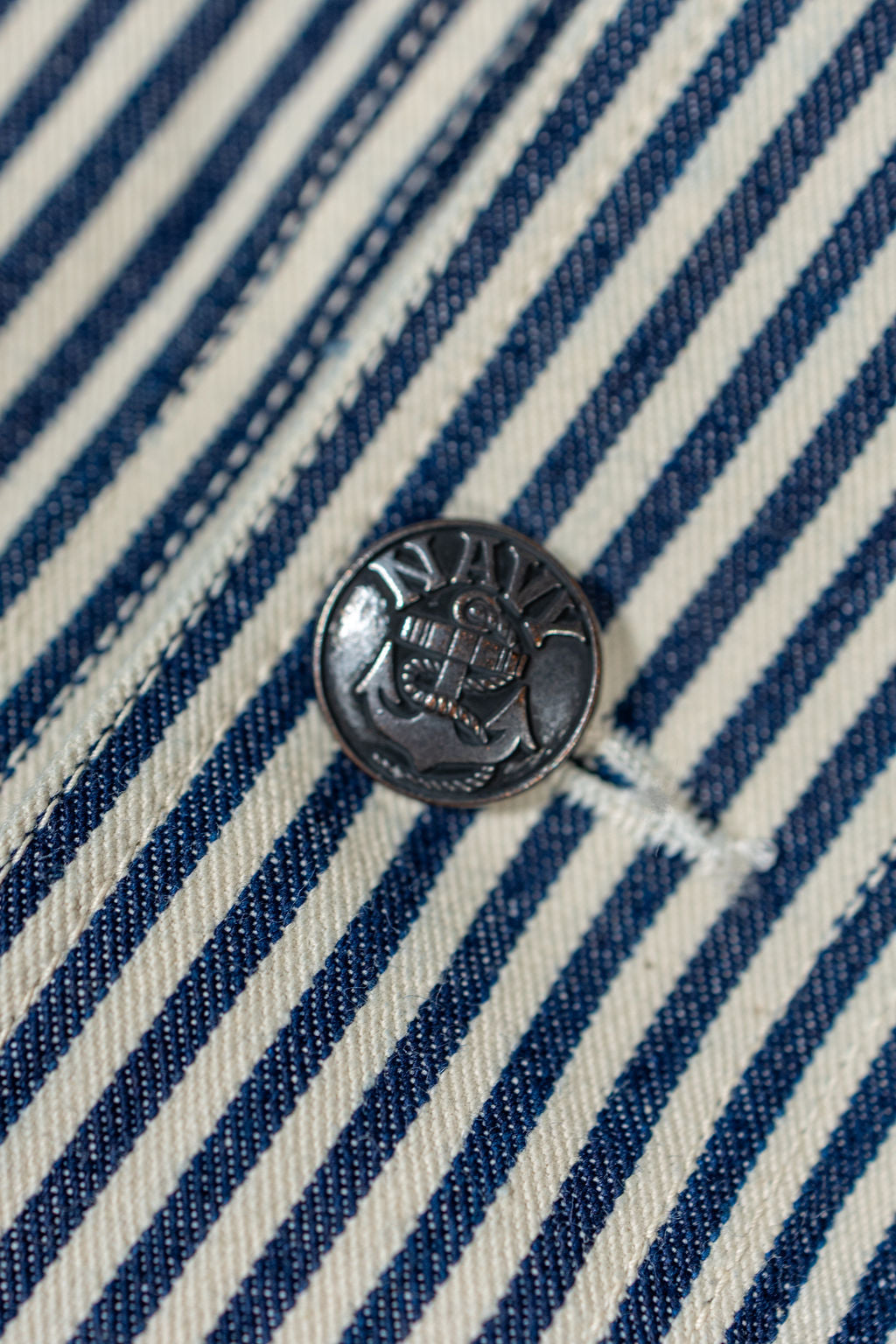 Buzz Rickson's BR15303 US Navy WWⅡ Utility Hickory Jacket - One Wash