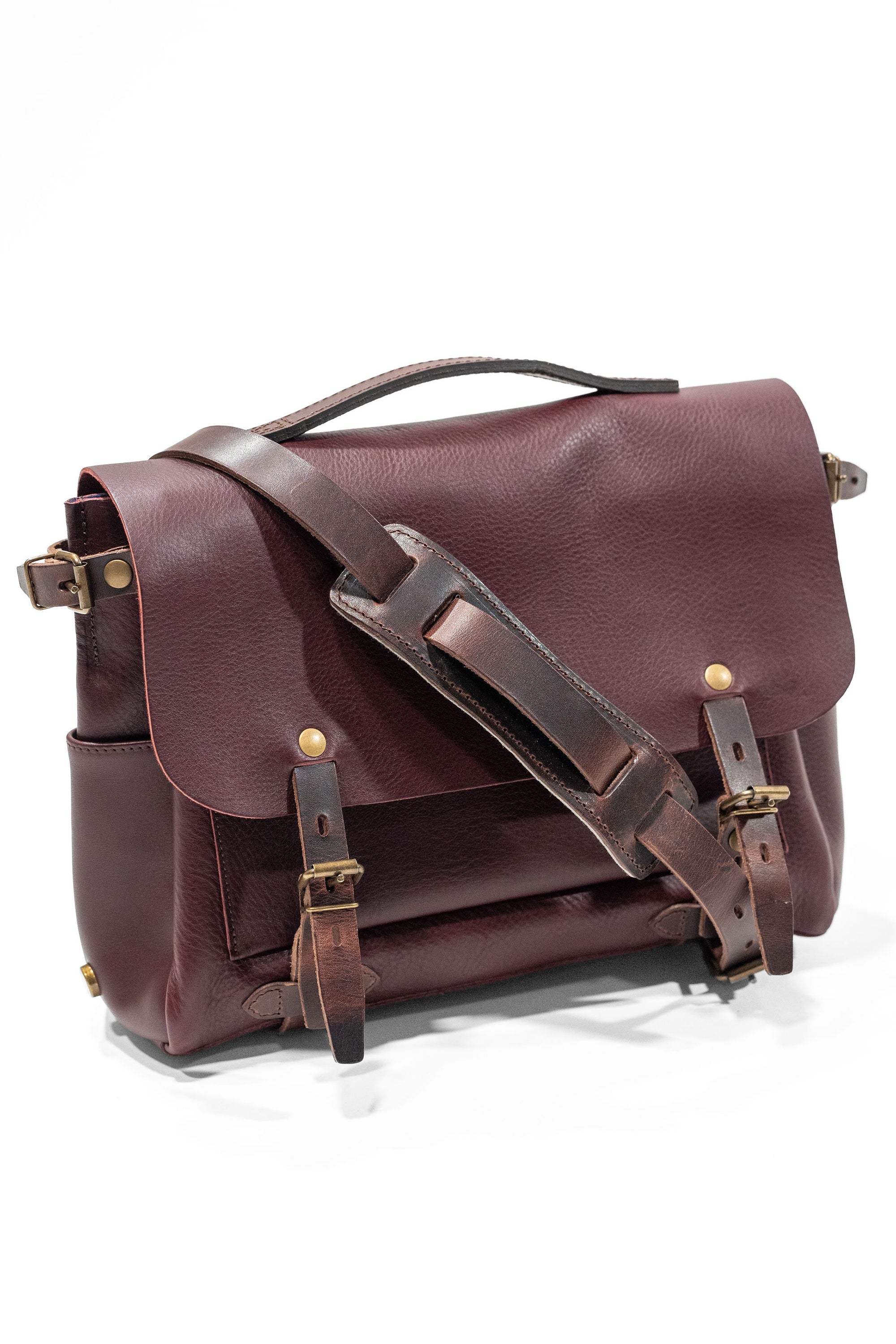 Bleu de Chauffe Postman Bag Eclair M - Peat