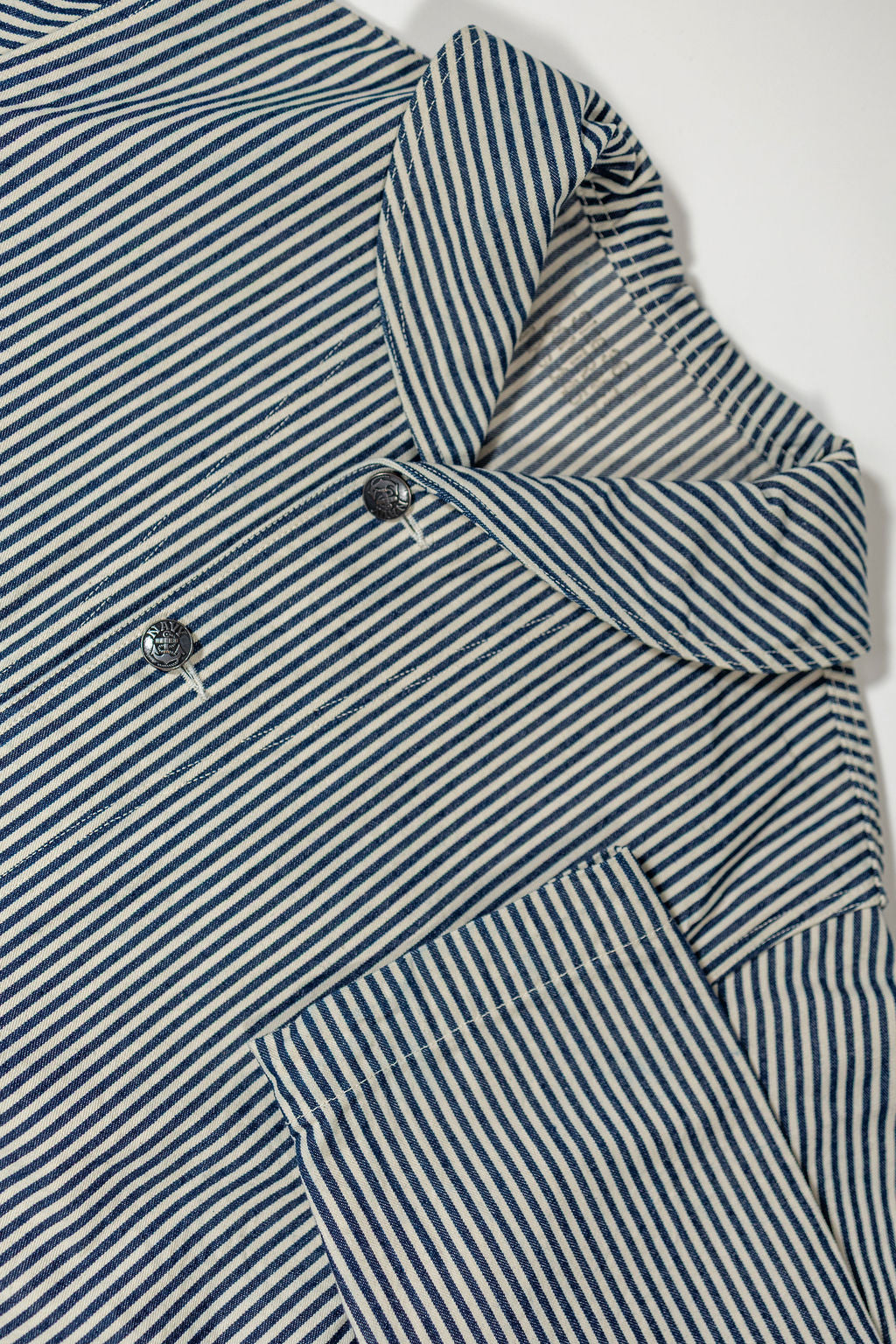 Buzz Rickson's BR15303 US Navy WWⅡ Utility Hickory Jacket - One Wash