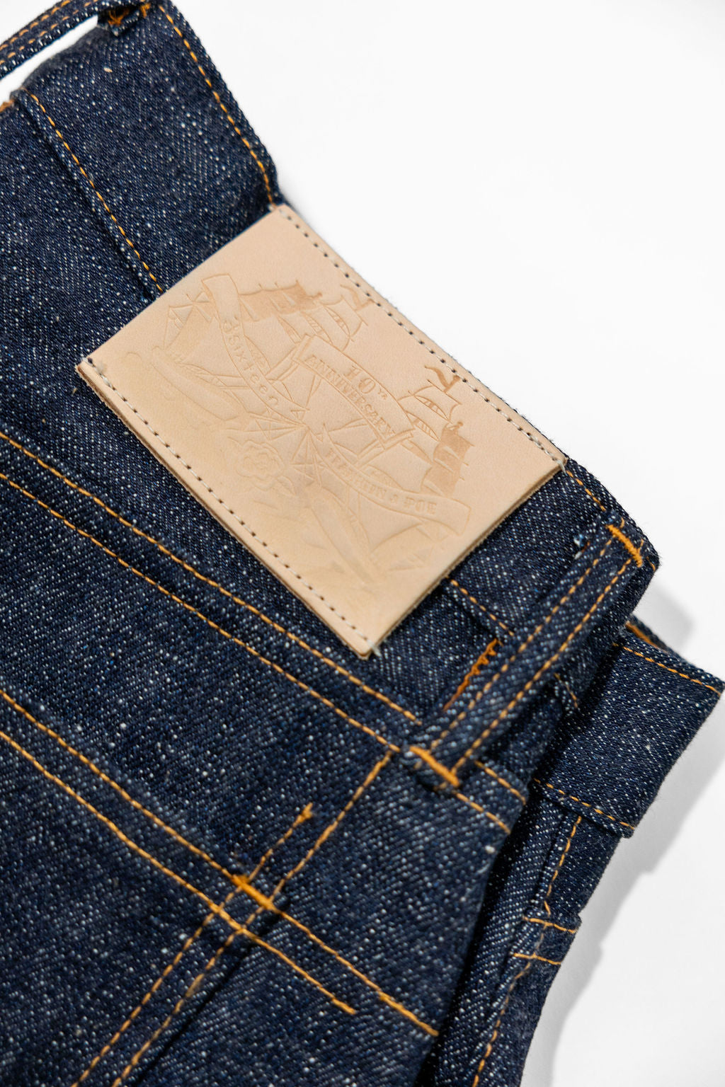 3sixteen x Franklin & Poe 10th Anniversary Denim CS Classic Straight - 17oz Indigo
