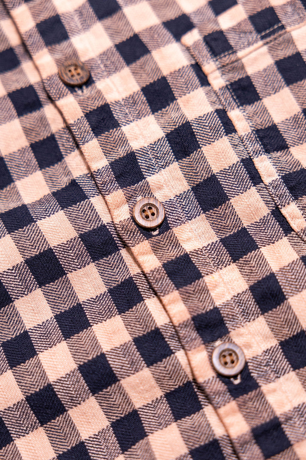 Seuvas Plaid Comfy Shirt - Light Brown
