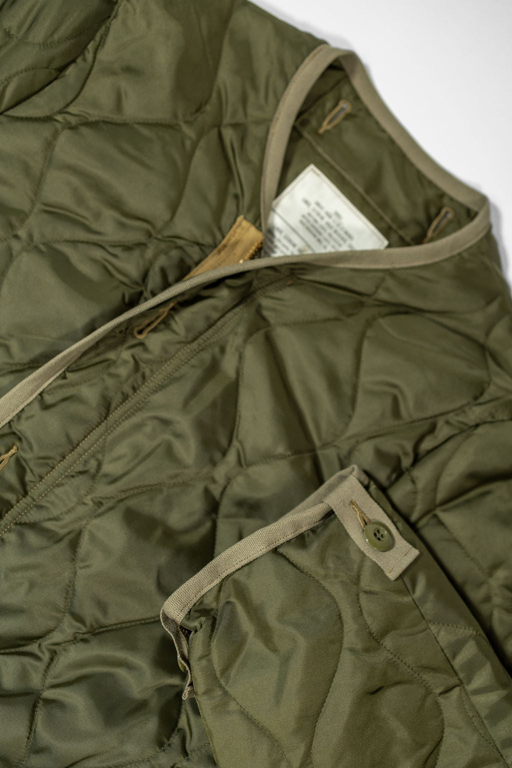 Buzz Rickson's BR15754 Type M-65 Liner “Buzz Rickson MFG. Co., INC.” - Olive