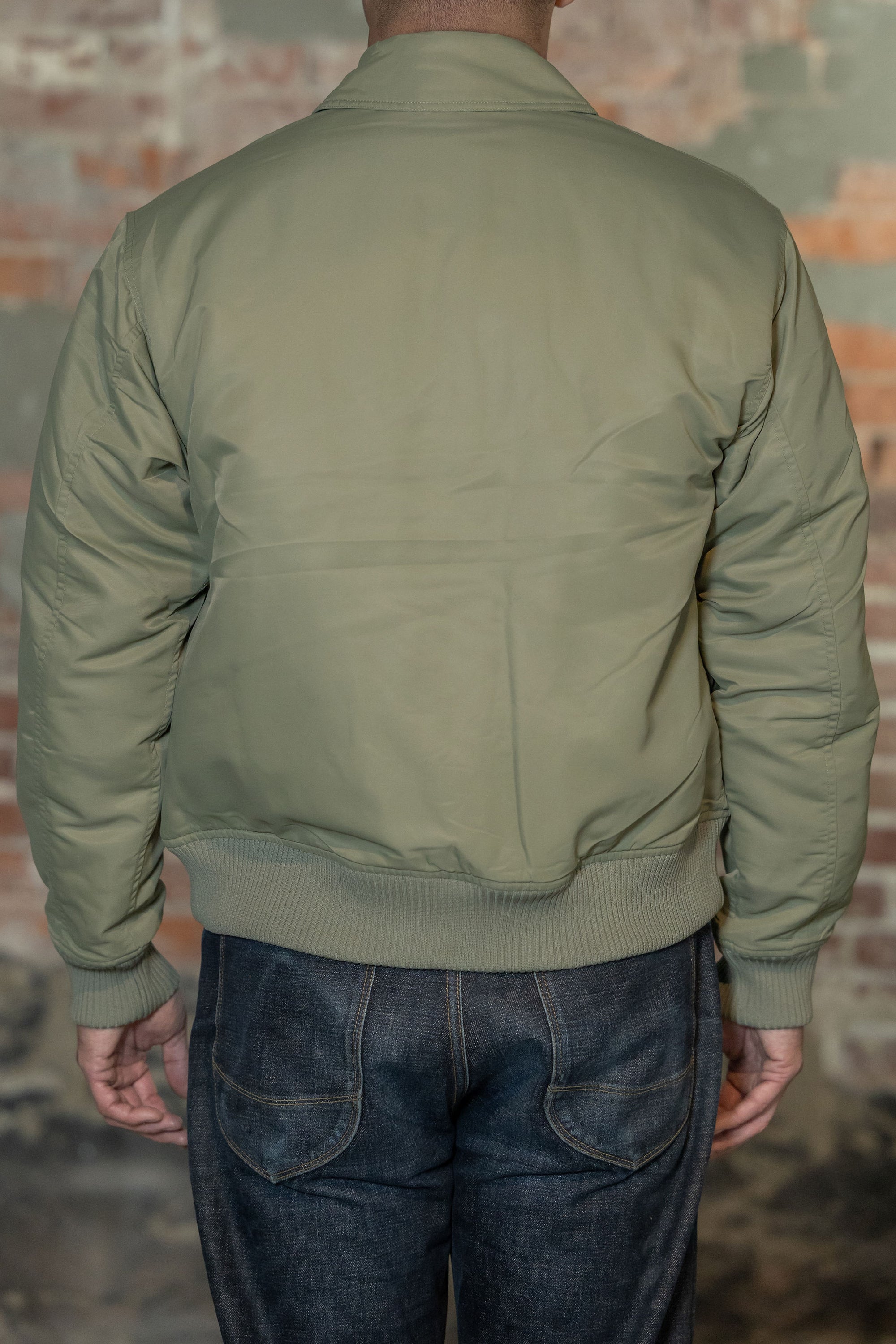 3sixteen CWU Flight Jacket - Sage Aviator Satin