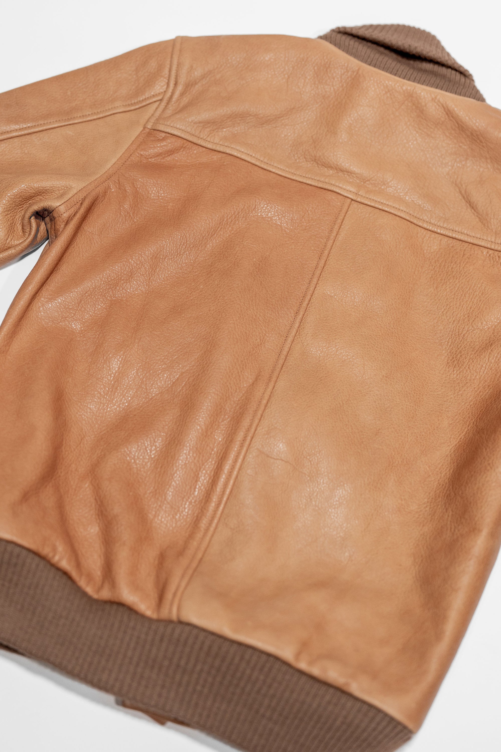 Dehen 1920 All-City Leather Jacket - Rust