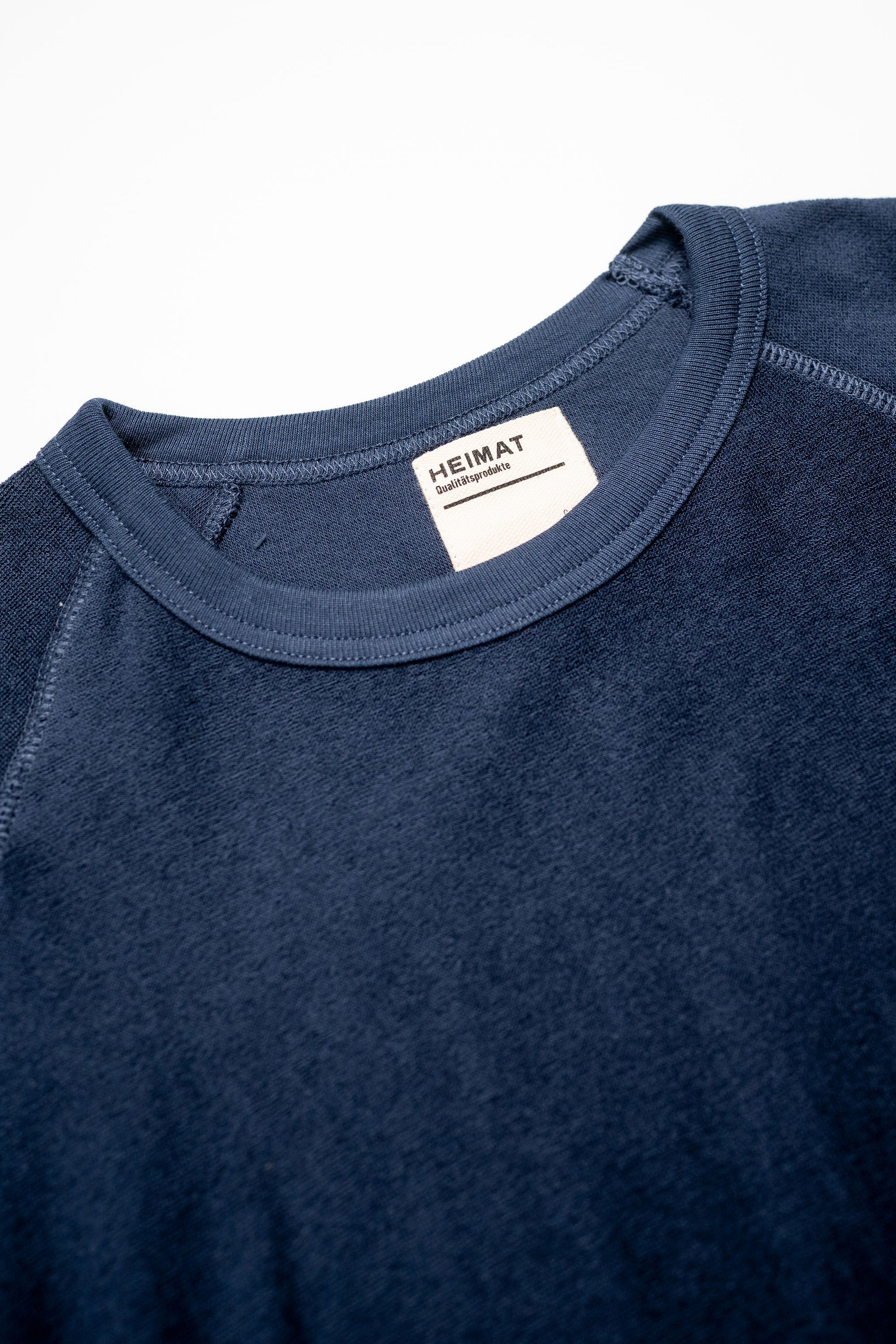 Heimat Textil Raglan Terry Tee - Ink