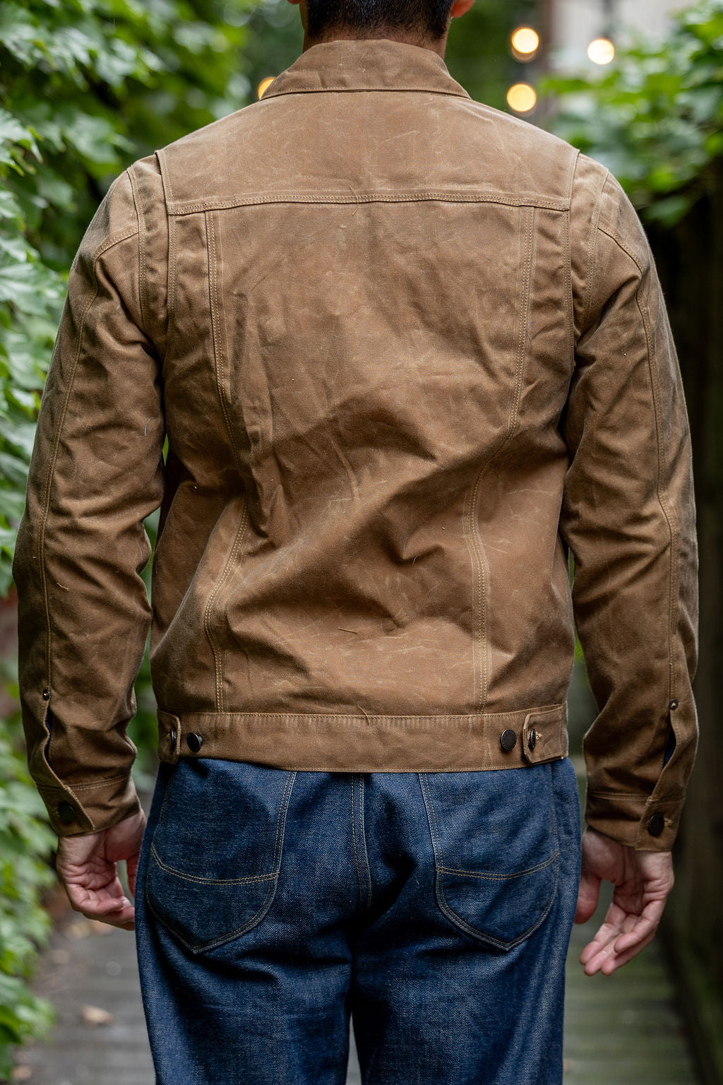 Freenote Cloth Riders Jacket Waxed Canvas- Rust