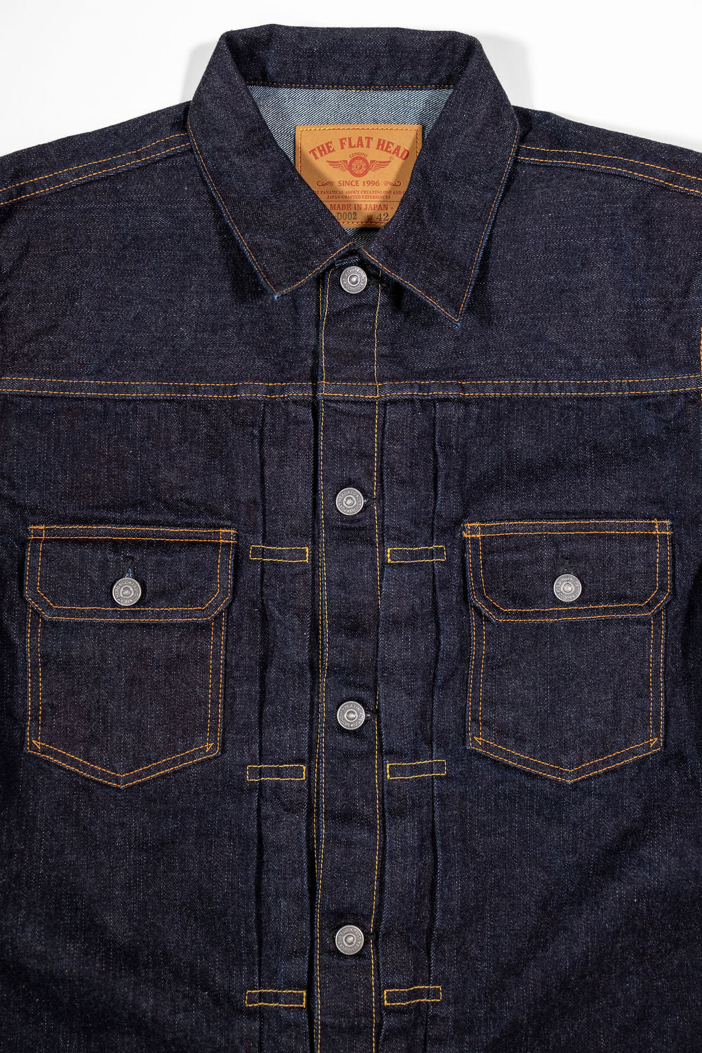 The Flat Head FN-OJ-D002 14.5oz Denim Jacket - 50s Type II