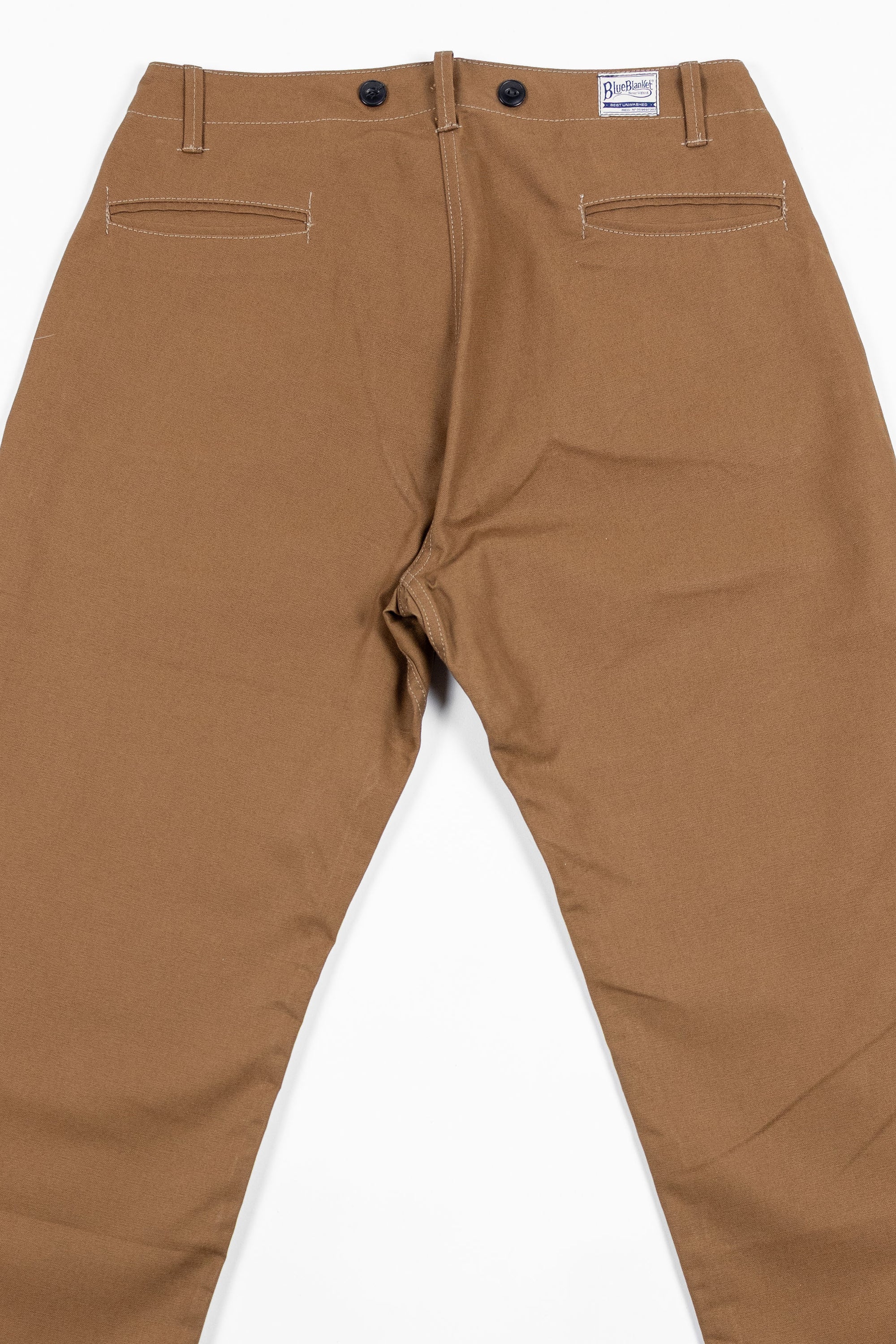 Blue Blanket P39 IT23 Waist Overall - Italian Waxed Khaki