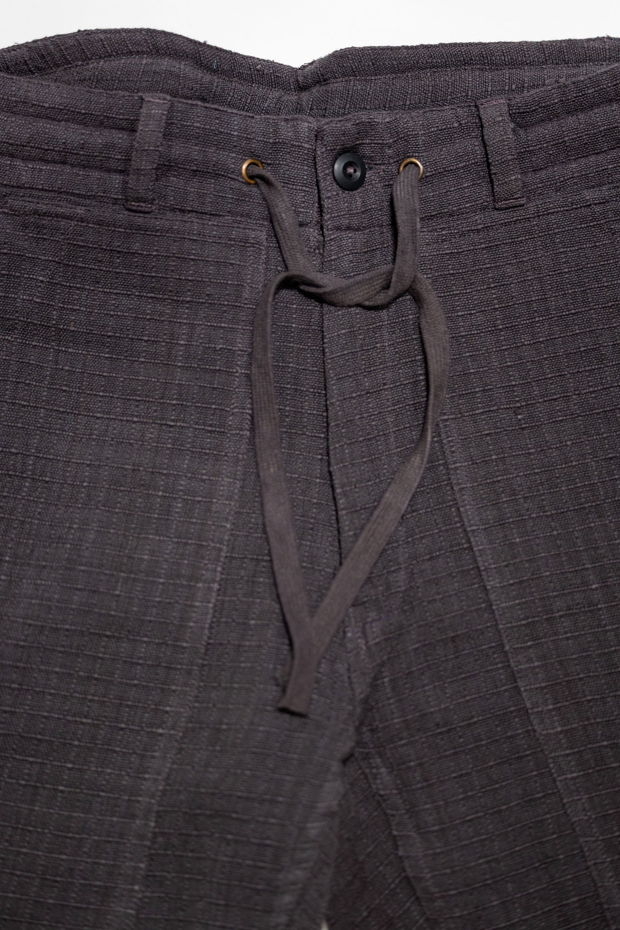 Indi + Ash Raka Pant - Handwoven Ripstop Smoke