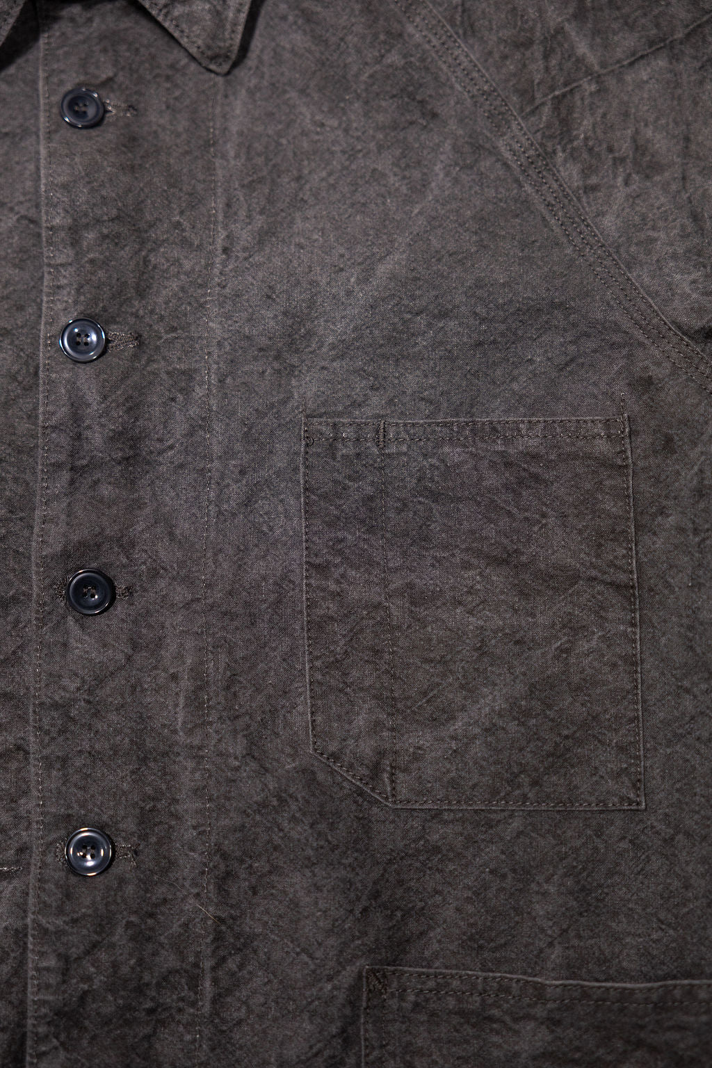Seuvas "WASHI" Raglan Coverall - Dark Charcoal