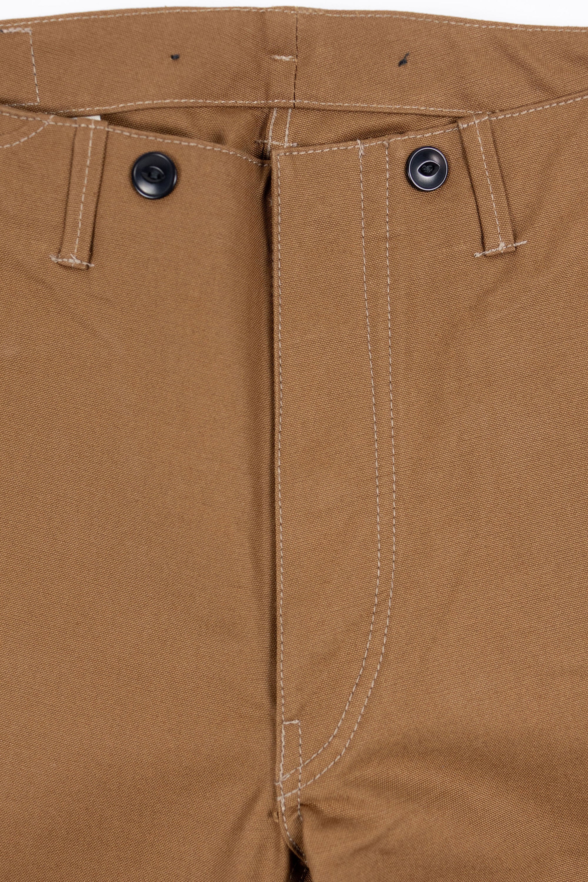 Blue Blanket P39 IT23 Waist Overall - Italian Waxed Khaki