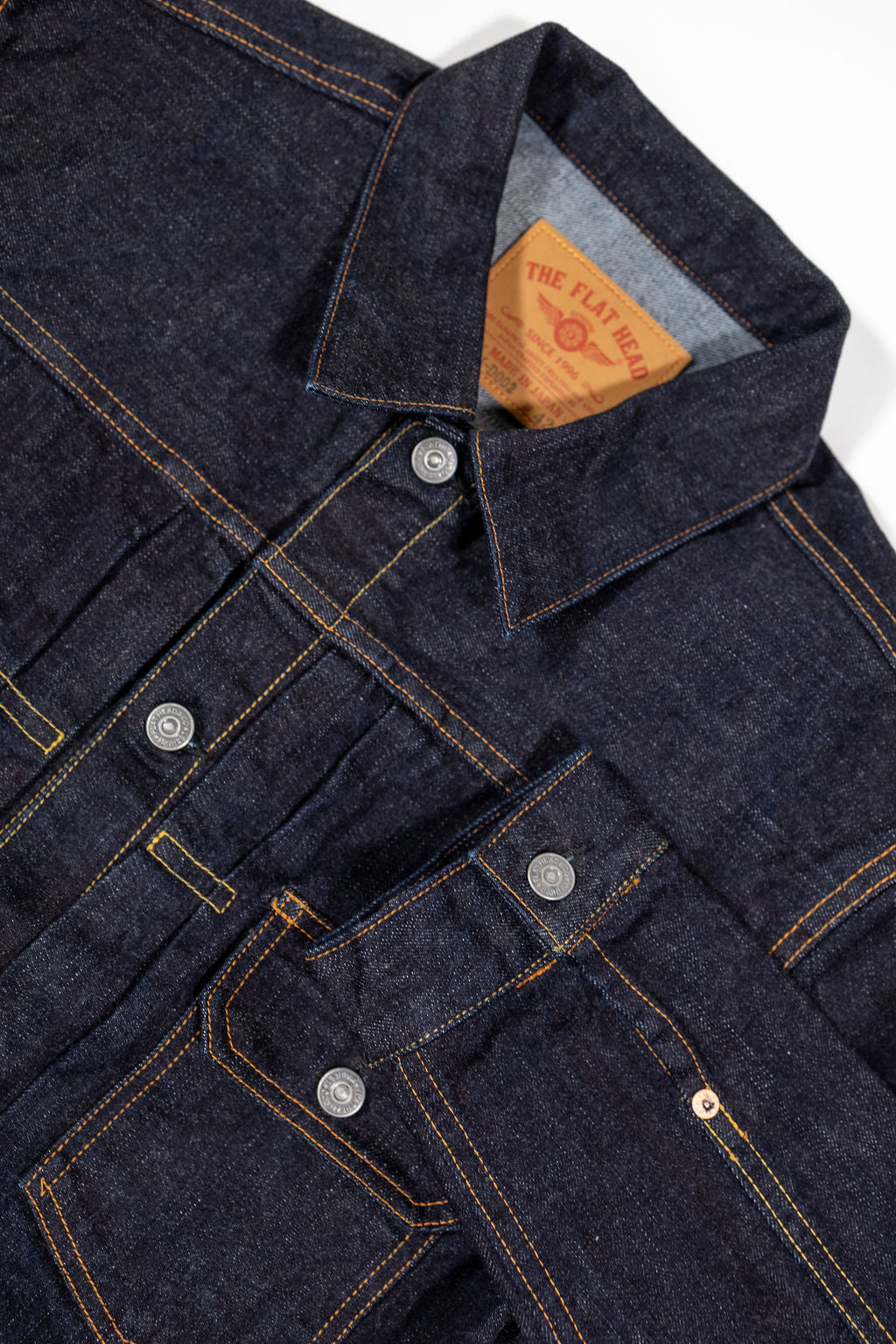 The Flat Head FN-OJ-D002 14.5oz Denim Jacket - 50s Type II
